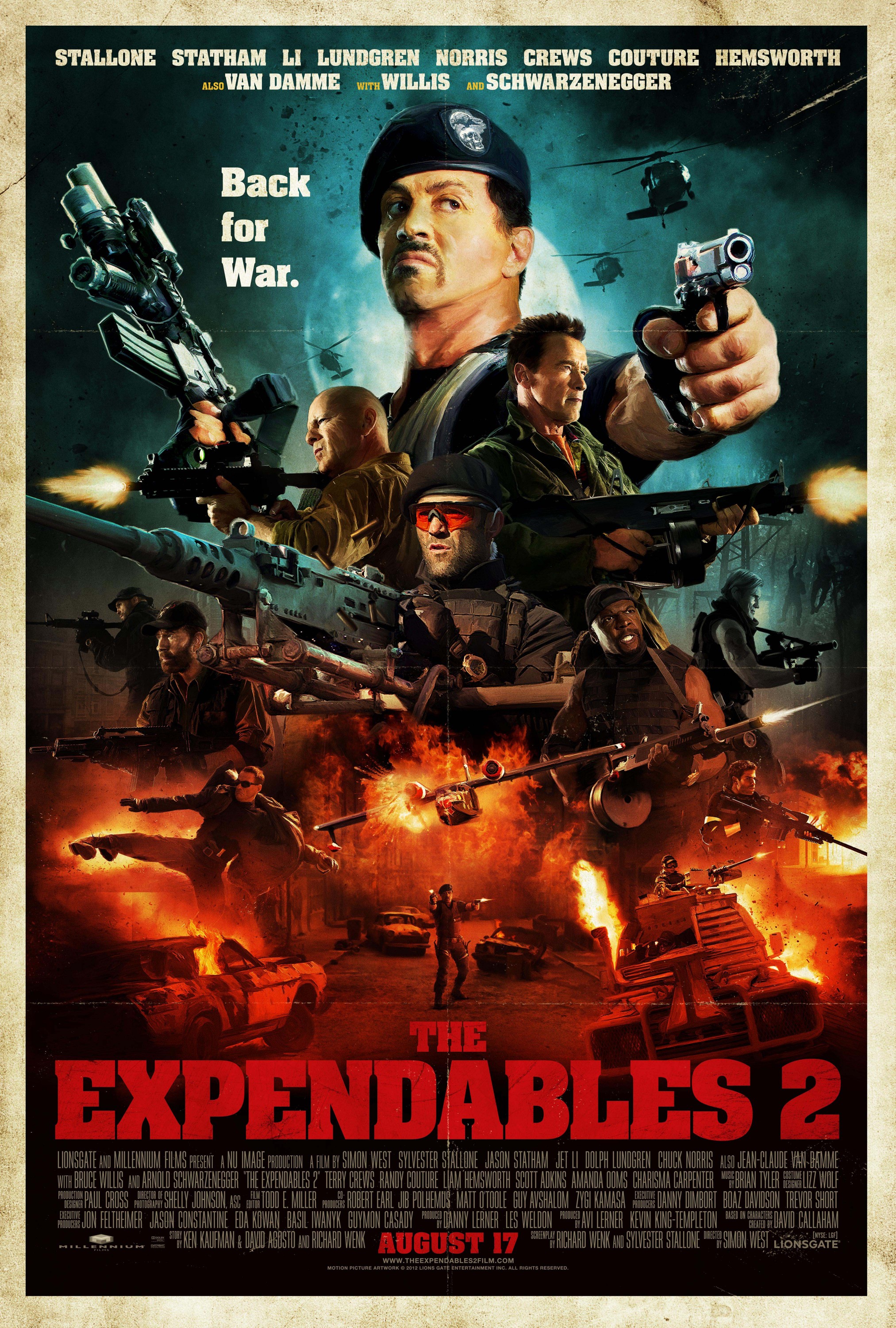 Mega Sized Movie Poster Image for The Expendables 2 (#17 of 21)