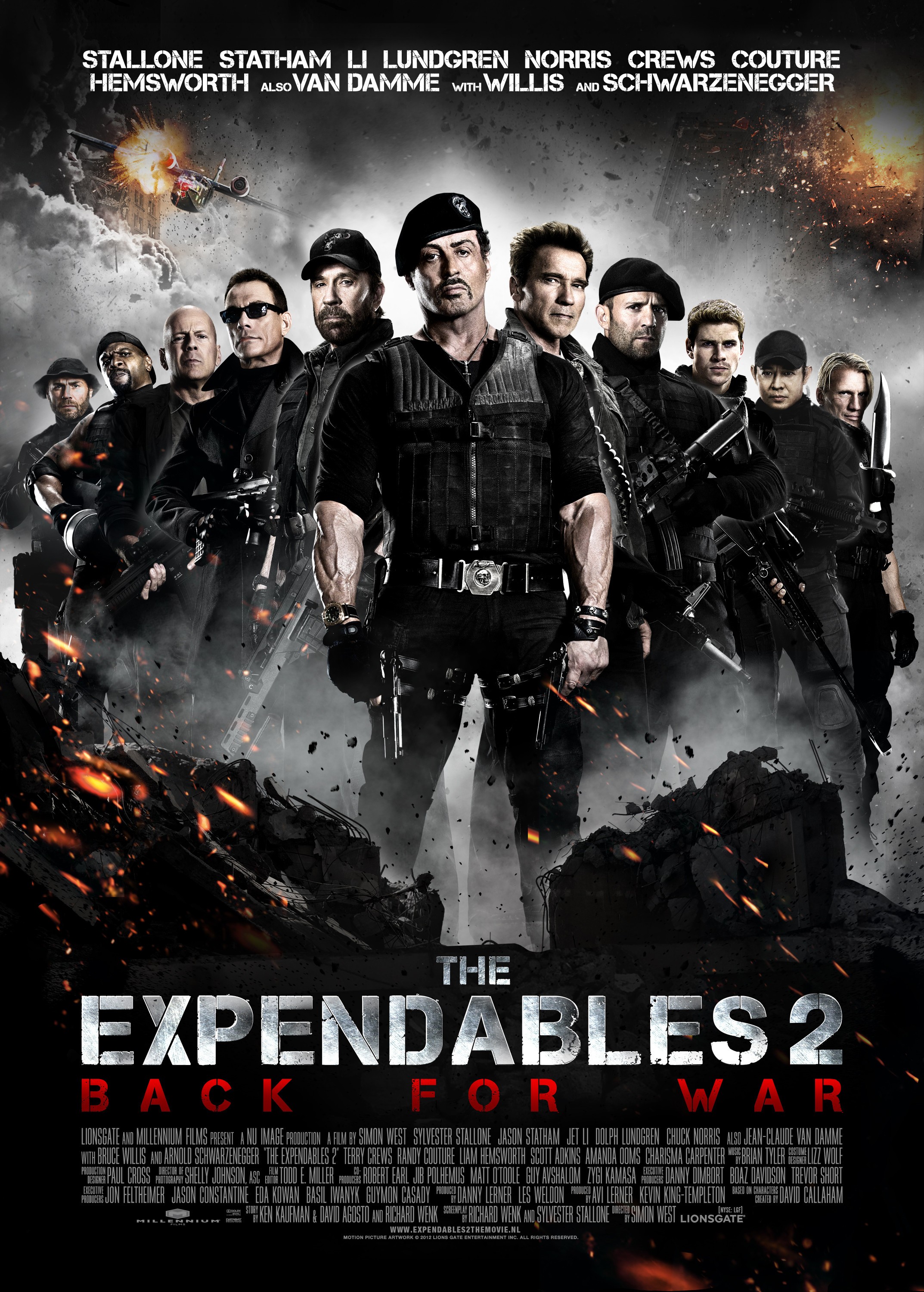 Mega Sized Movie Poster Image for The Expendables 2 (#18 of 21)