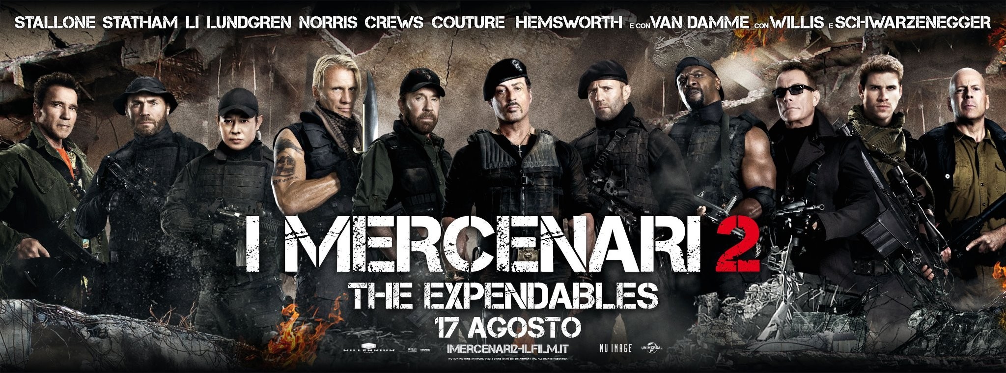 Mega Sized Movie Poster Image for The Expendables 2 (#19 of 21)