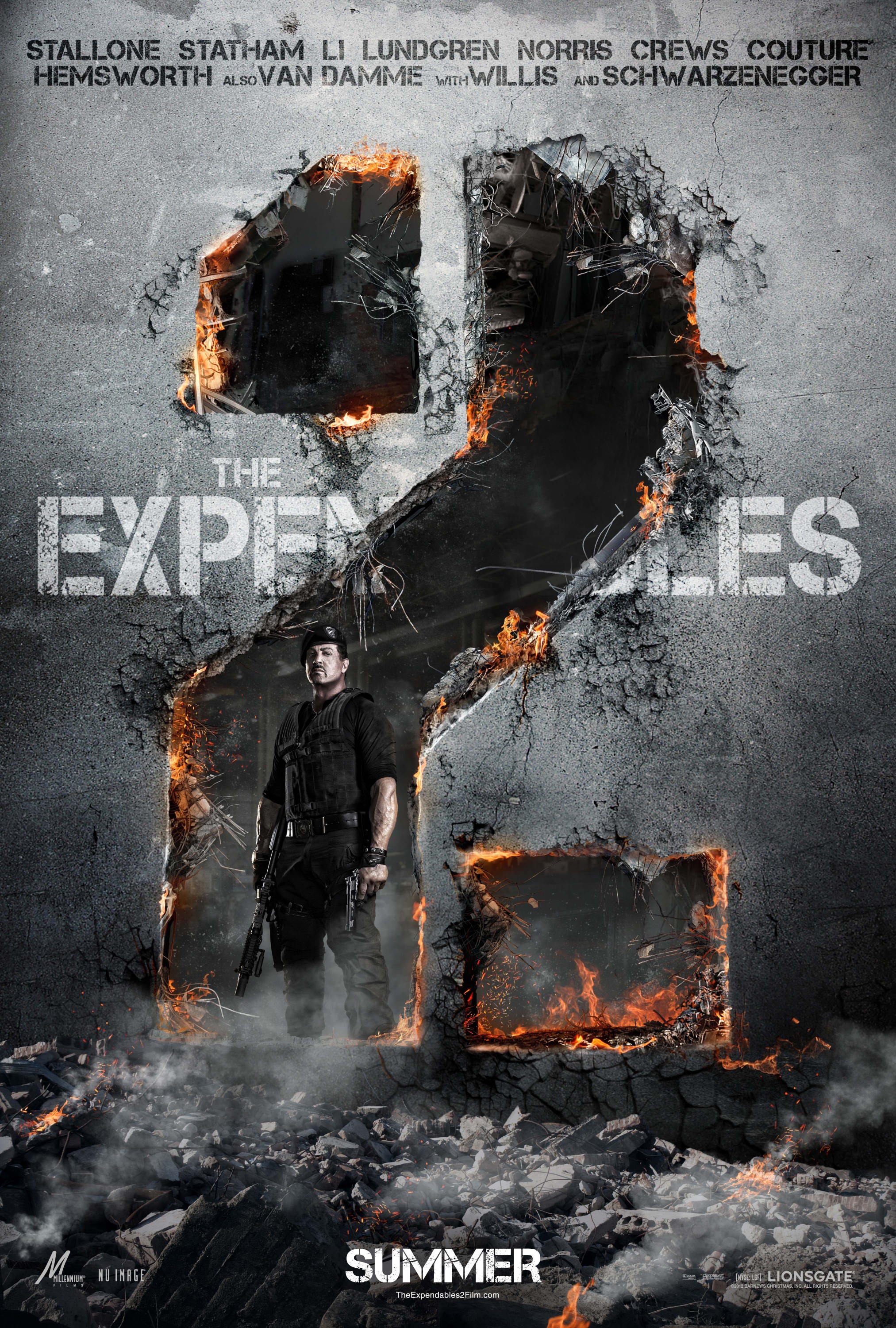 Mega Sized Movie Poster Image for The Expendables 2 (#1 of 21)