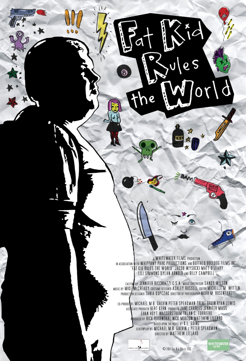 Extra Large Movie Poster Image for Fat Kid Rules the World 