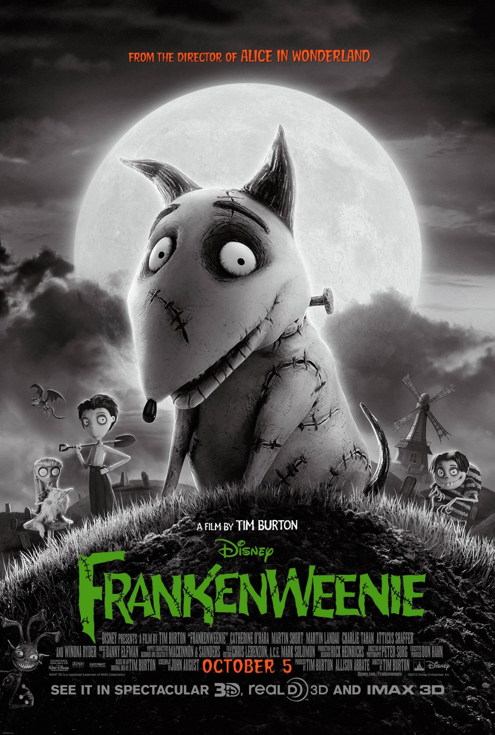 Extra Large Movie Poster Image for Frankenweenie (#2 of 20)
