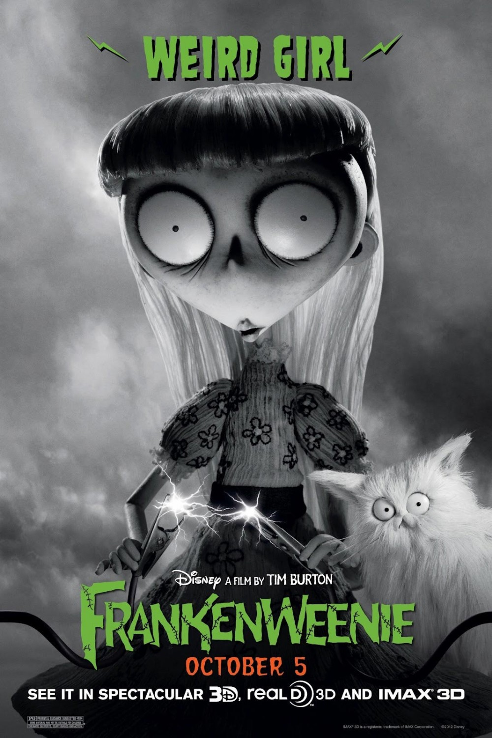 Extra Large Movie Poster Image for Frankenweenie (#4 of 20)
