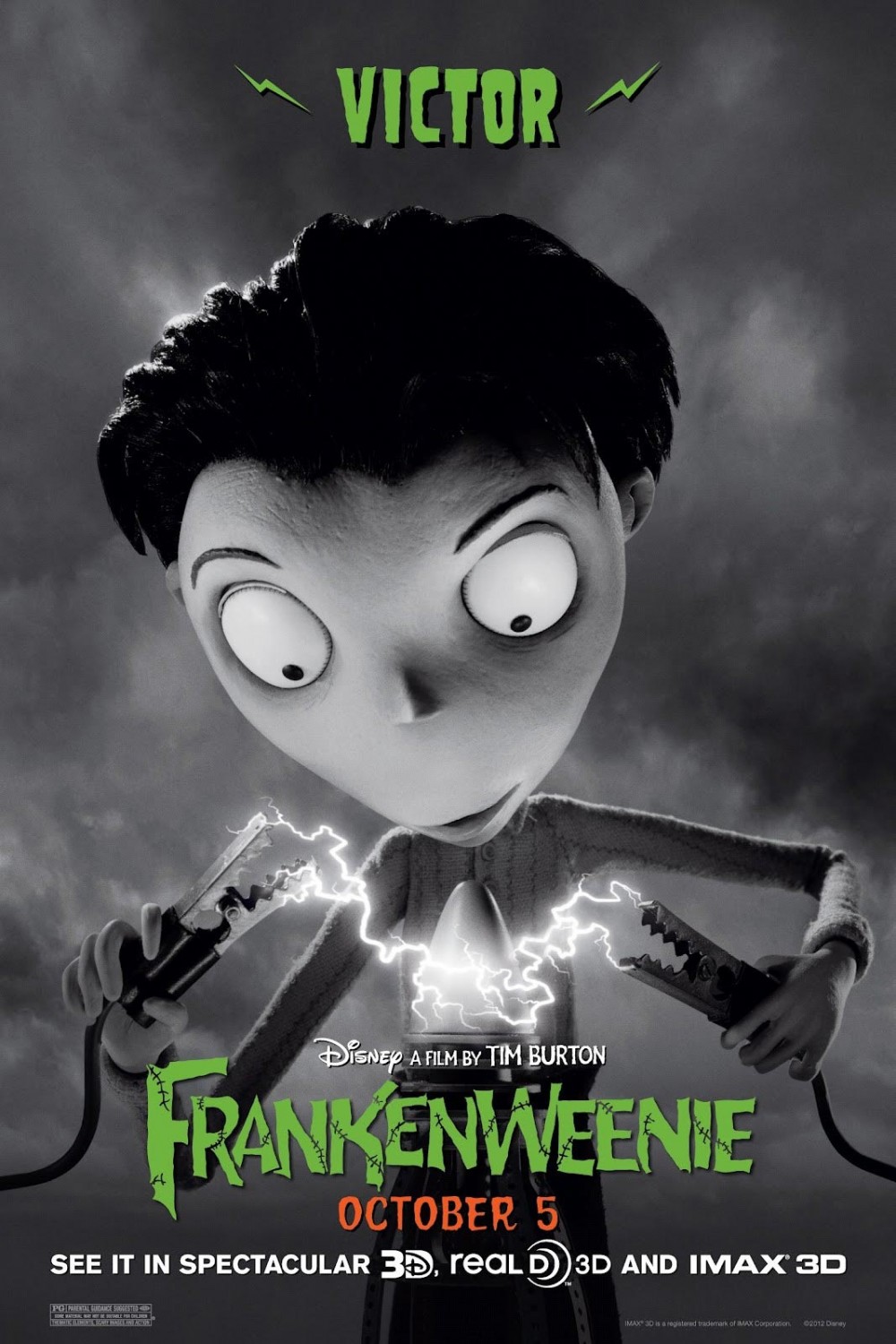 Extra Large Movie Poster Image for Frankenweenie (#5 of 20)