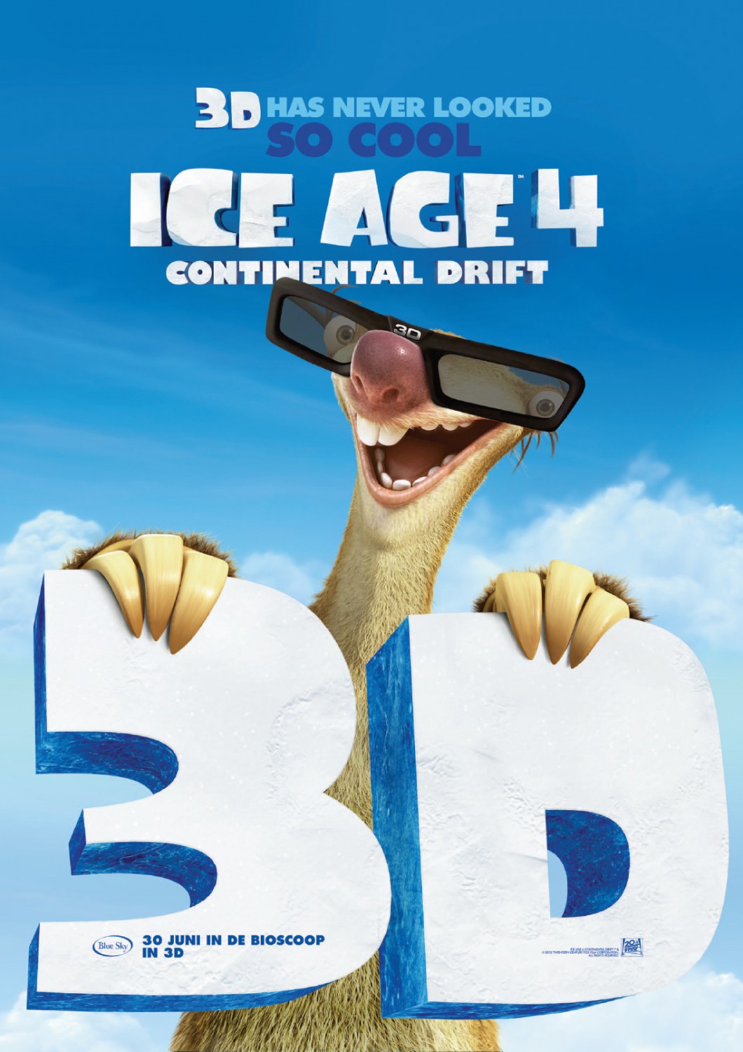 ice age continental drift movie poster