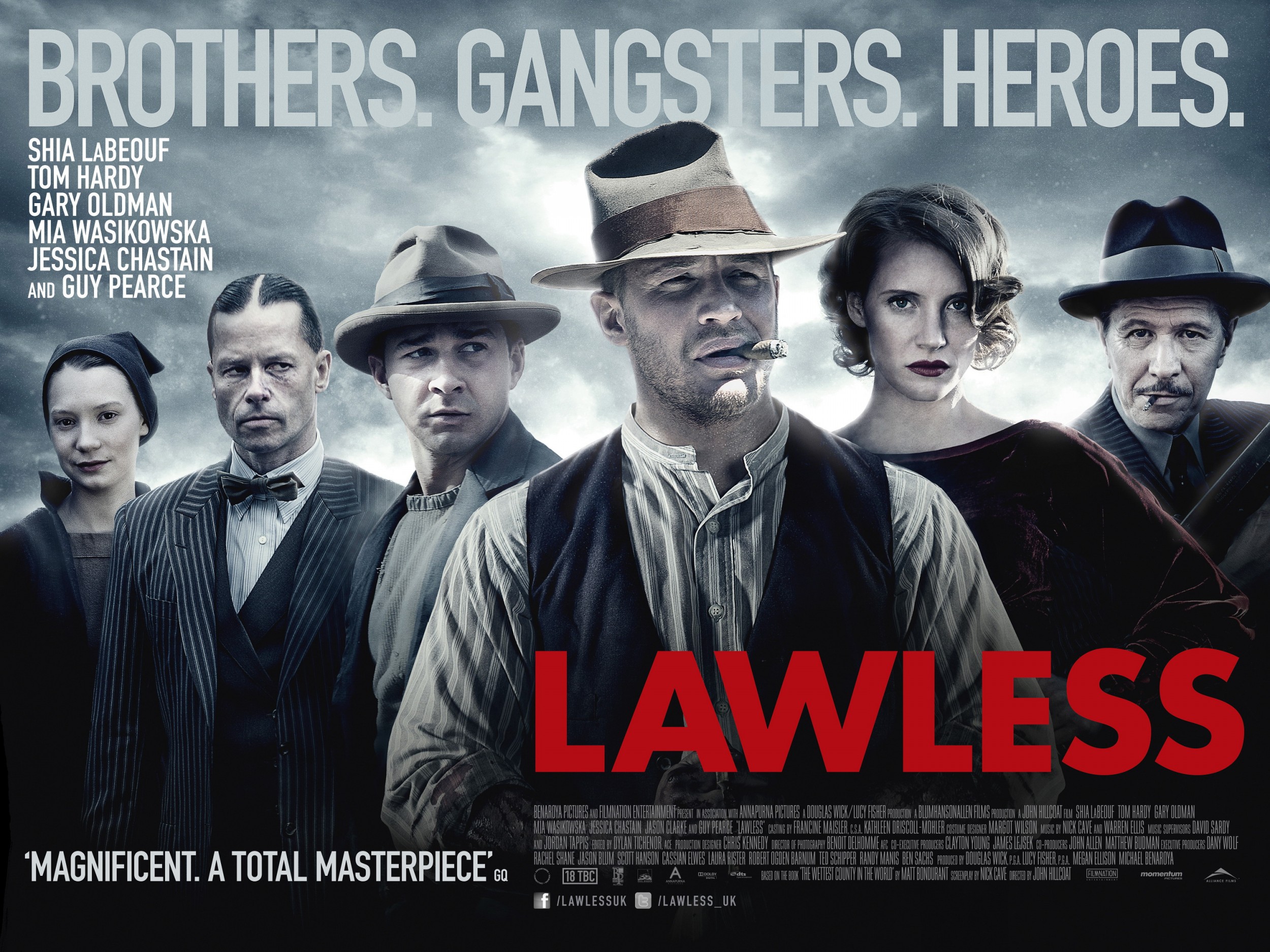 Mega Sized Movie Poster Image for Lawless (#8 of 14)
