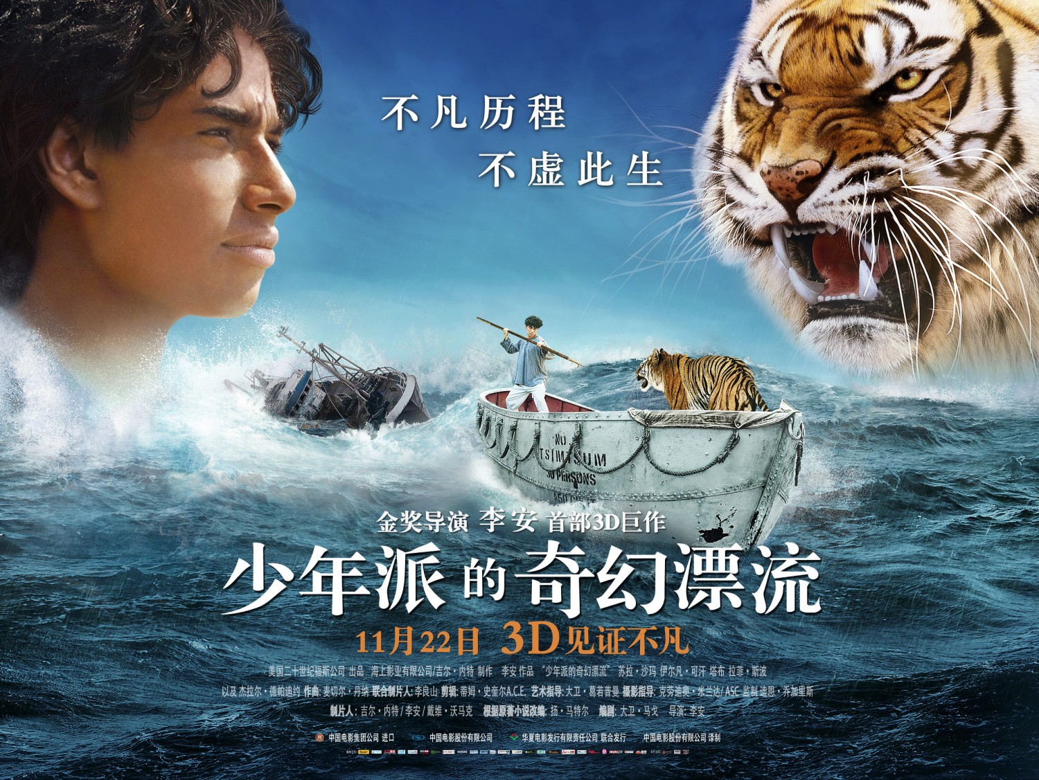 Extra Large Movie Poster Image for Life of Pi (#9 of 12)