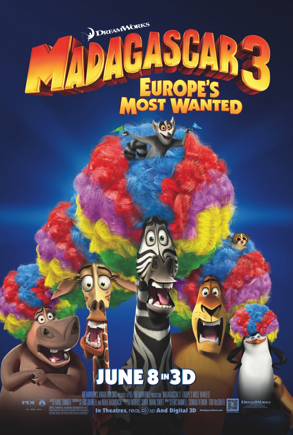 Extra Large Movie Poster Image for Madagascar 3 (#4 of 5)