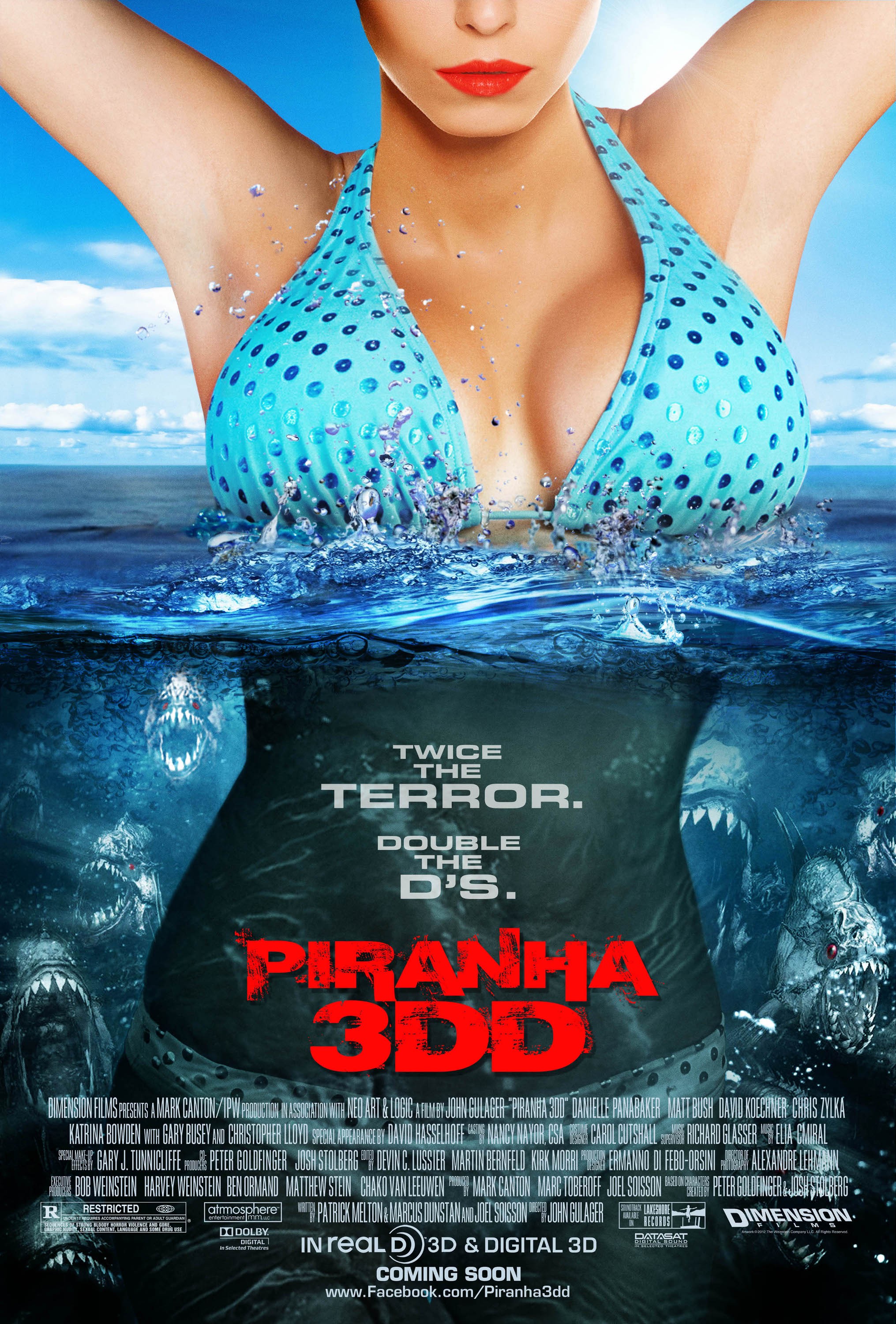 Mega Sized Movie Poster Image for Piranha 3DD (#4 of 5)