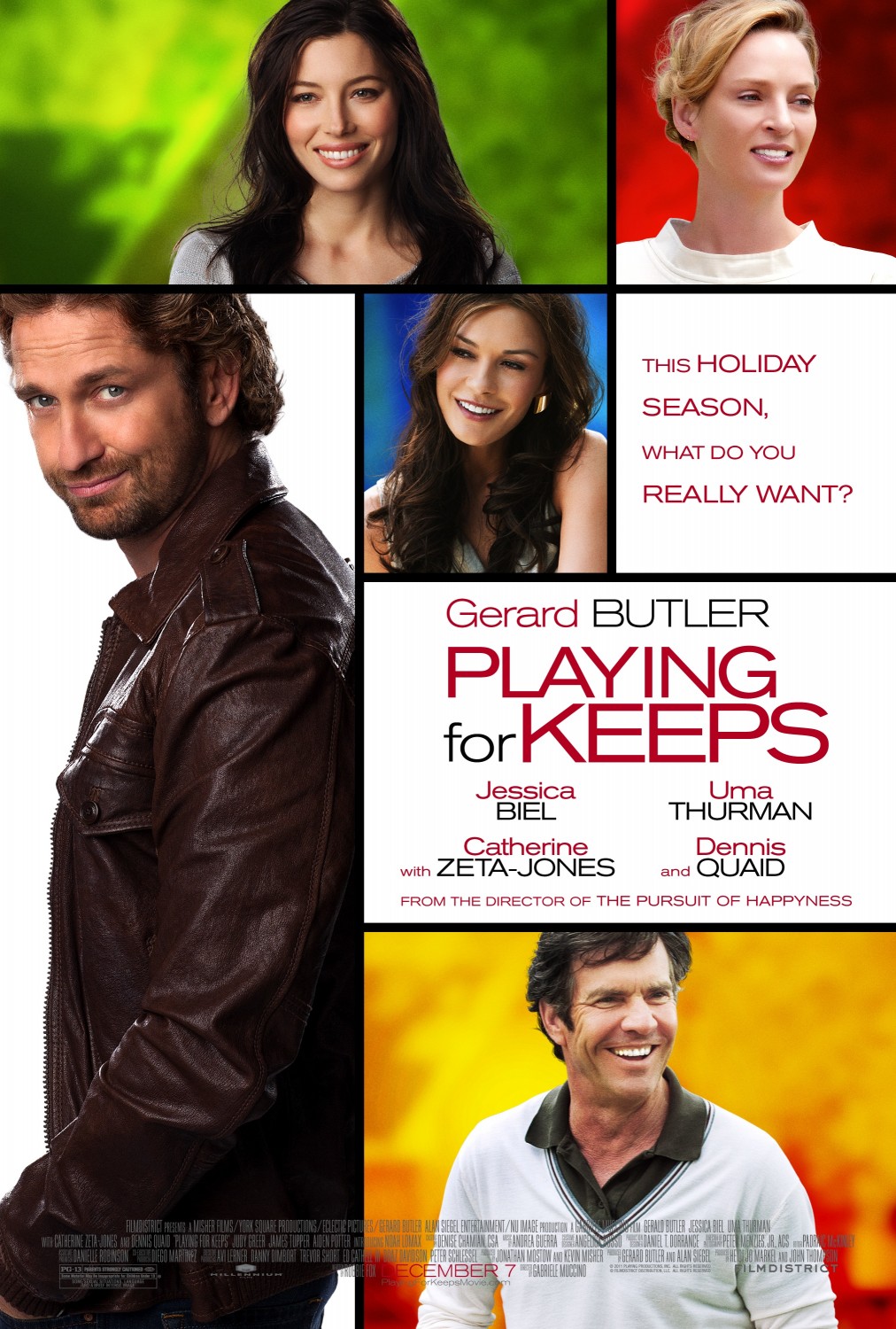 Extra Large Movie Poster Image for Playing for Keeps (#1 of 5)