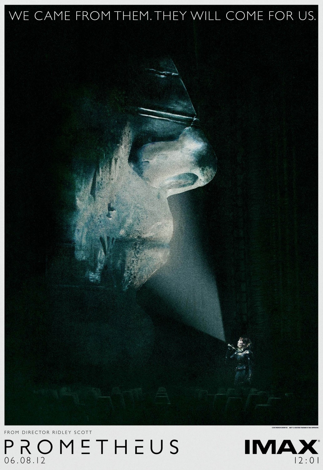 Extra Large Movie Poster Image for Prometheus (#9 of 11)