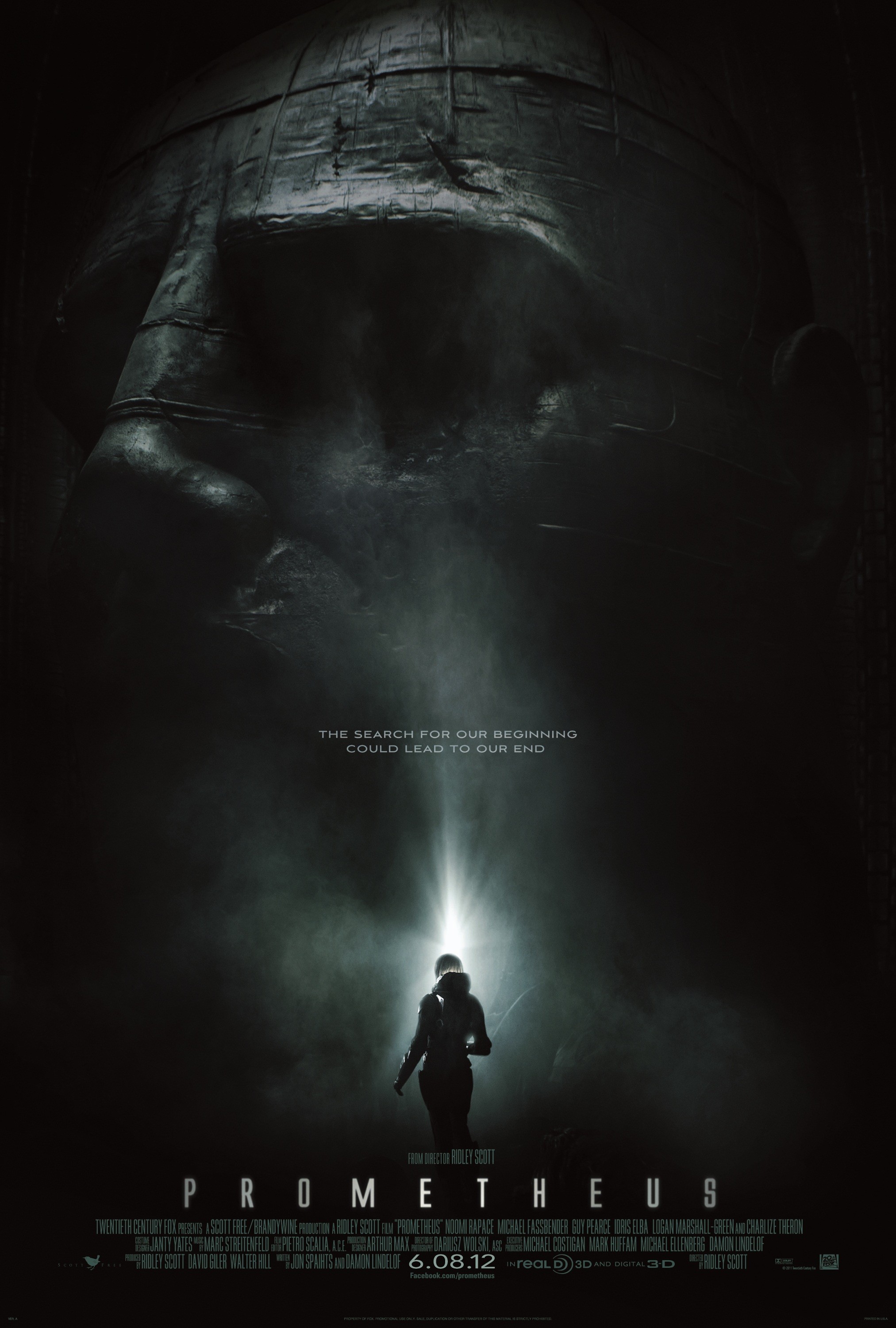 Mega Sized Movie Poster Image for Prometheus (#1 of 11)