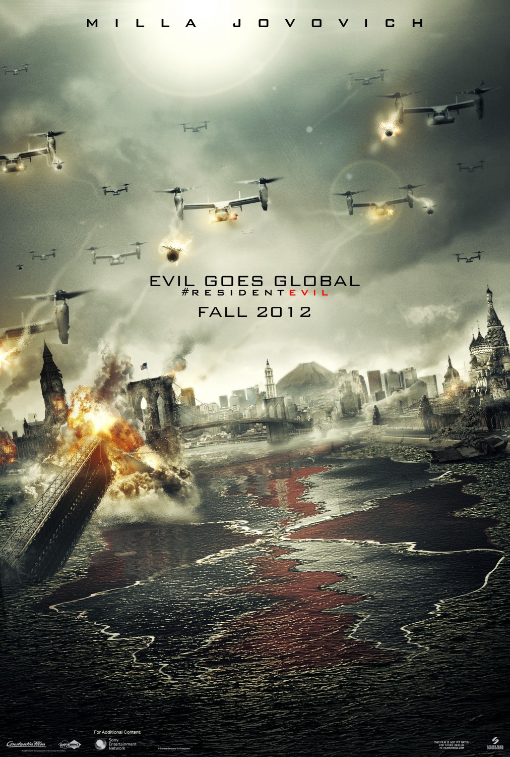Extra Large Movie Poster Image for Resident Evil: Retribution (#1 of 10)