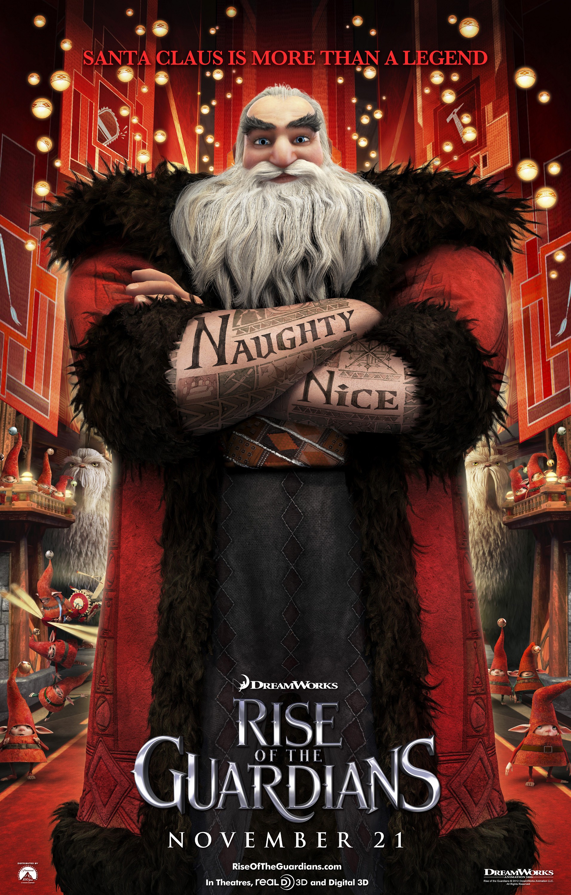 Mega Sized Movie Poster Image for Rise of the Guardians (#3 of 19)