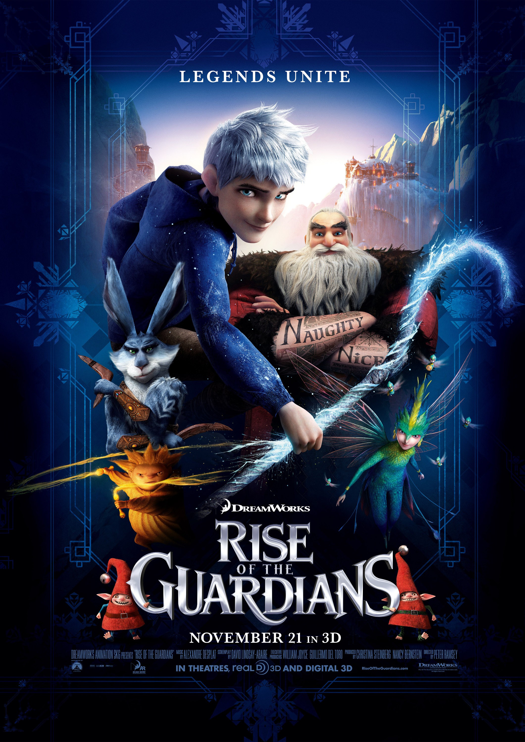 Mega Sized Movie Poster Image for Rise of the Guardians (#8 of 19)