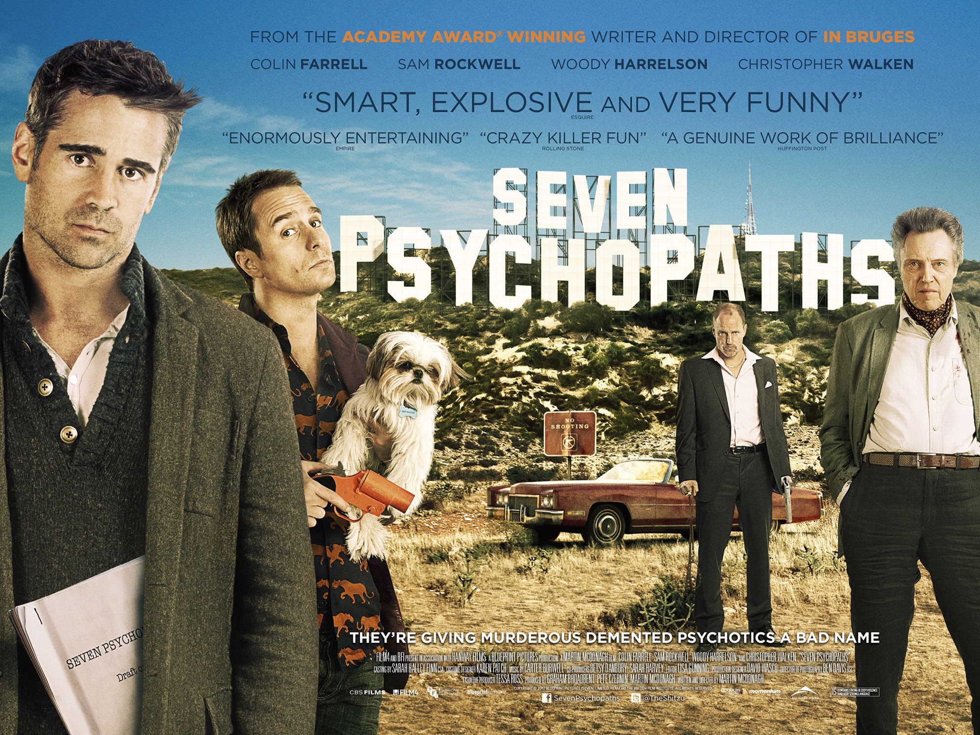 Mega Sized Movie Poster Image for Seven Psychopaths (#16 of 20)