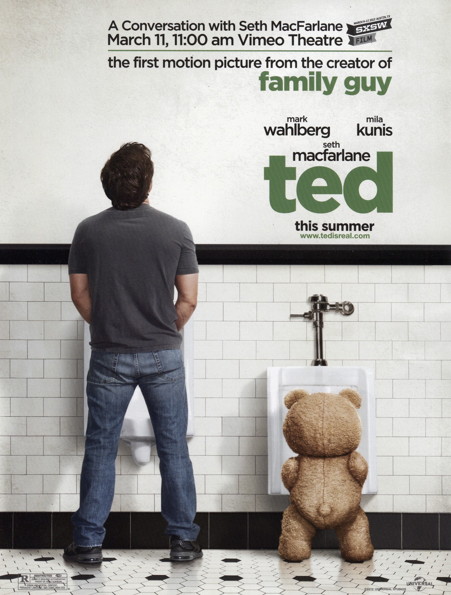Mega Sized Movie Poster Image for Ted (#1 of 7)