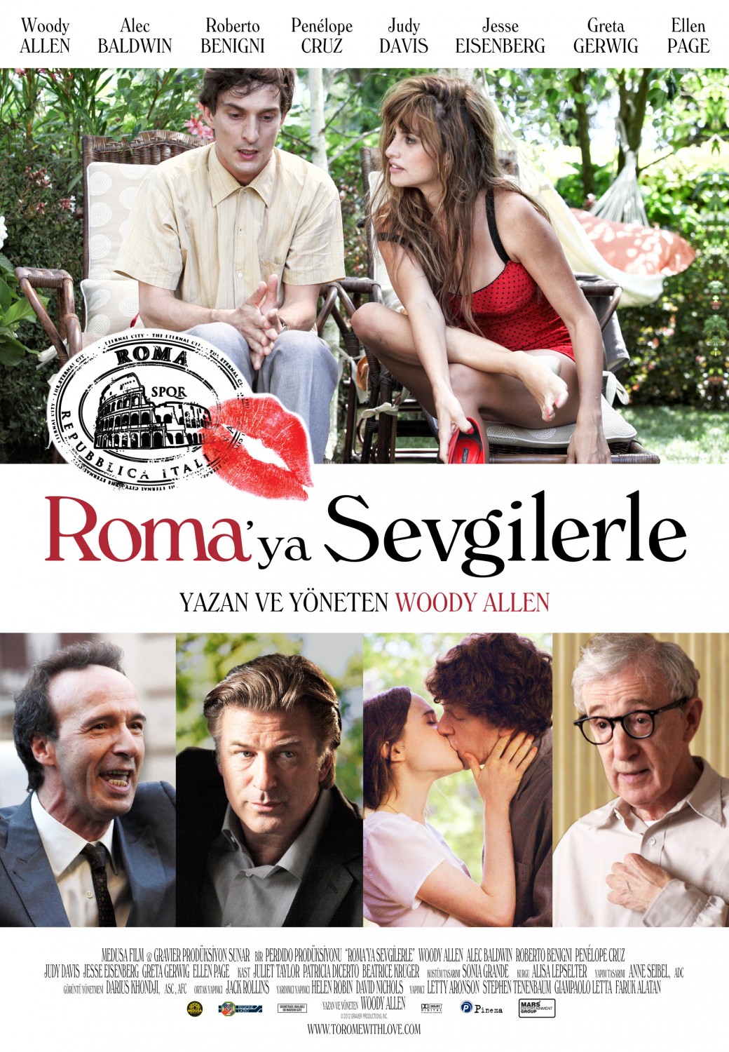 Extra Large Movie Poster Image for To Rome with Love (#5 of 6)
