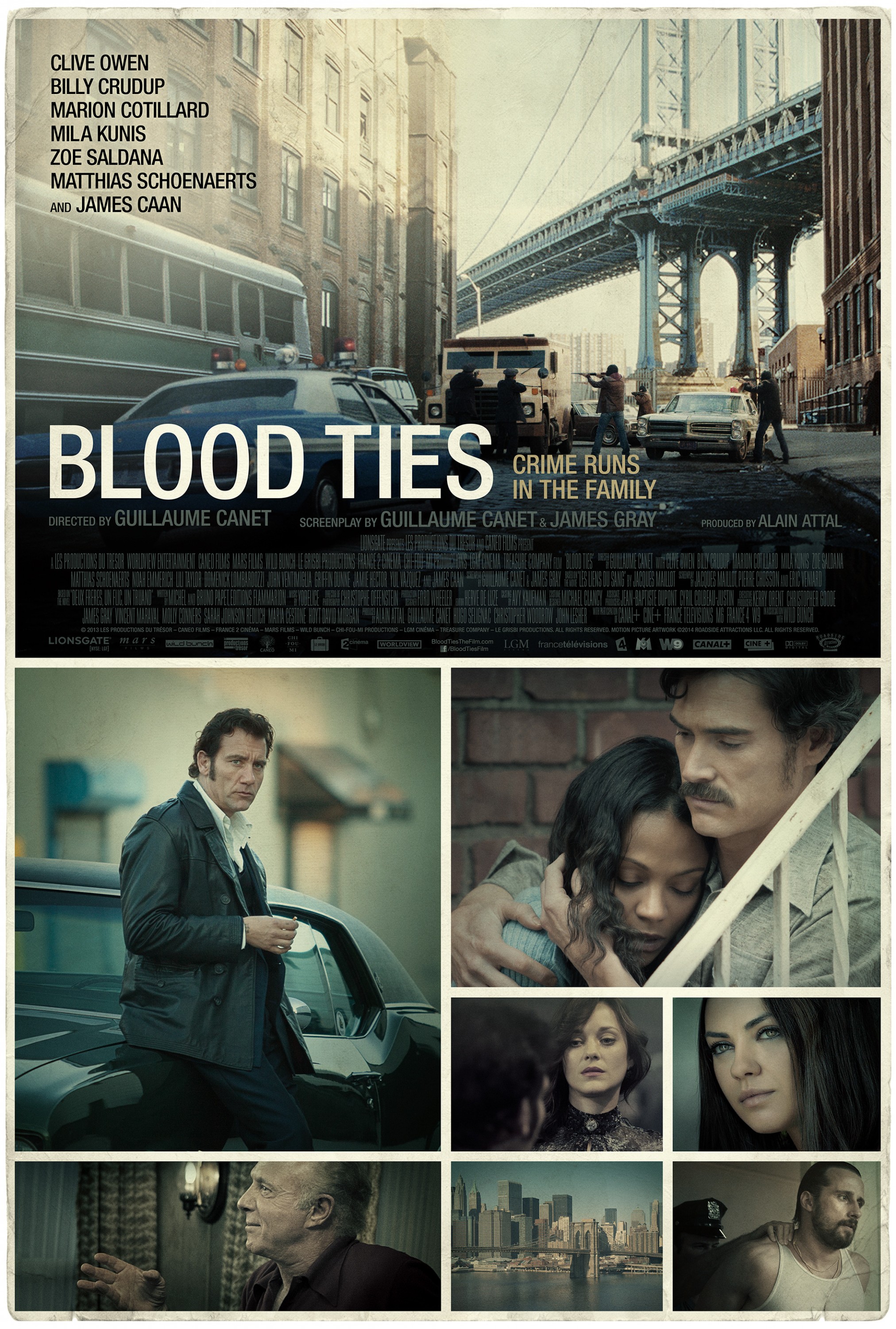 Mega Sized Movie Poster Image for Blood Ties (#10 of 13)