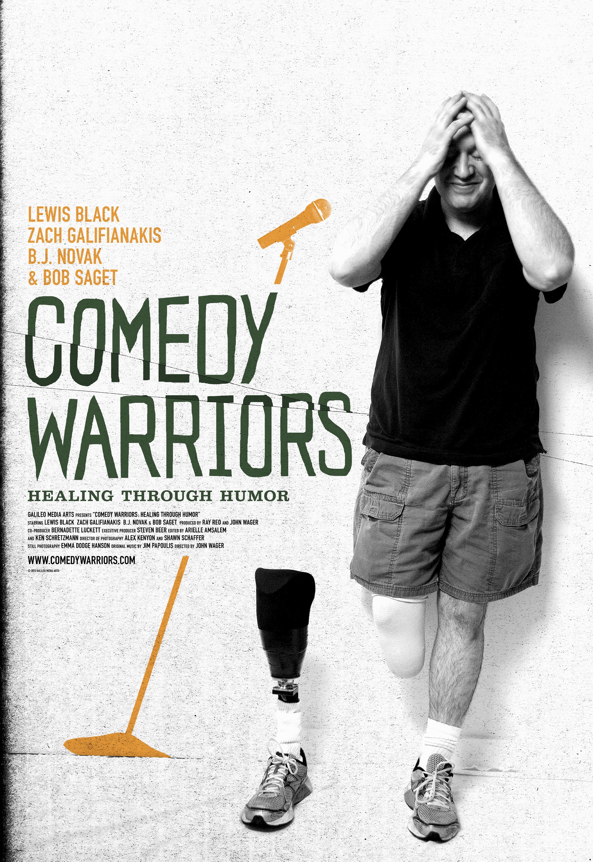 Mega Sized Movie Poster Image for Comedy Warriors: Healing Through Humor 
