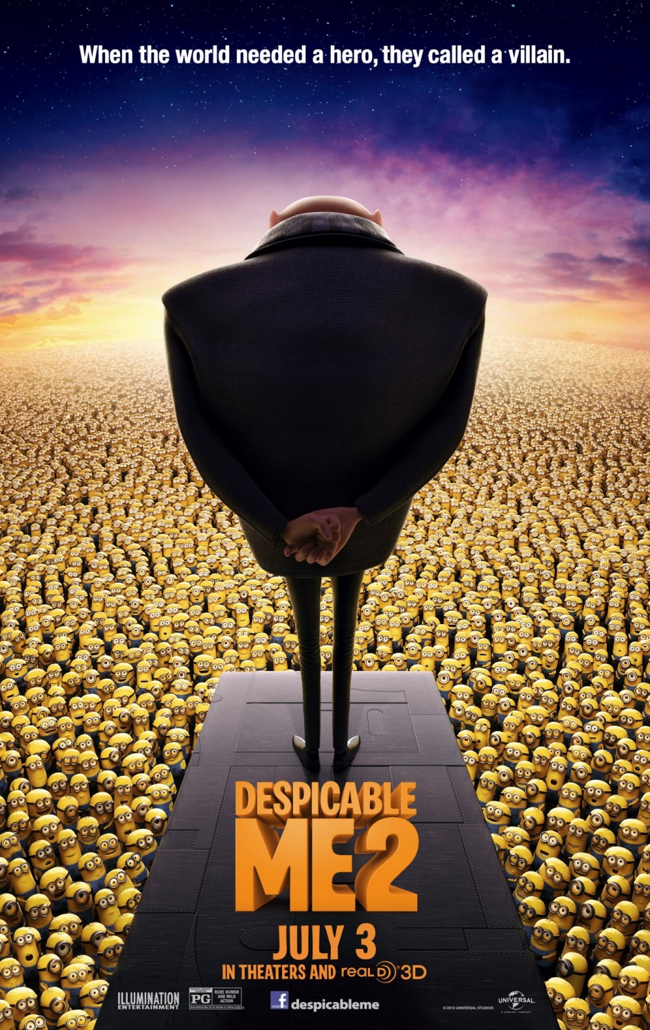 Extra Large Movie Poster Image for Despicable Me 2 (#7 of 28)