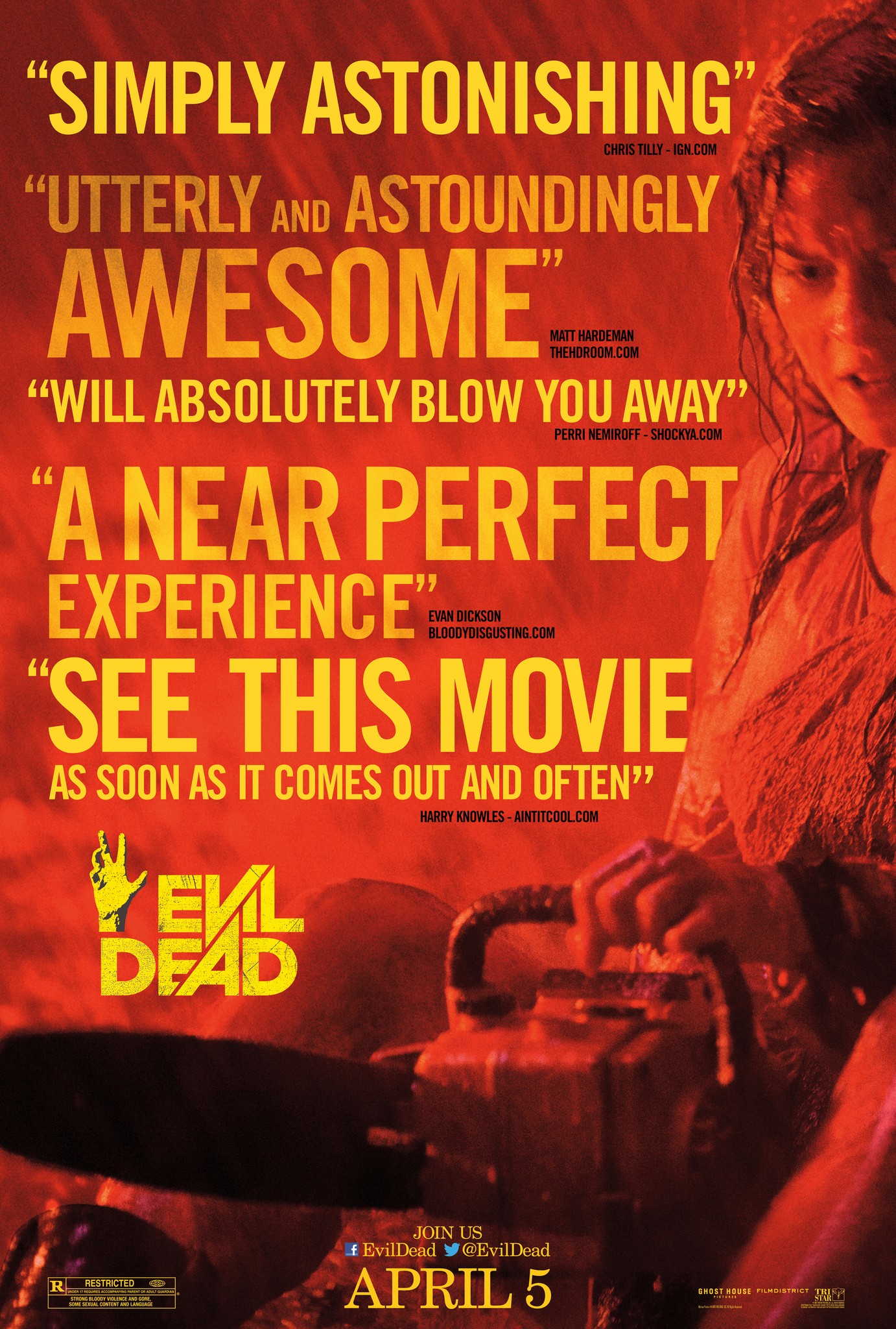 Mega Sized Movie Poster Image for Evil Dead (#4 of 5)