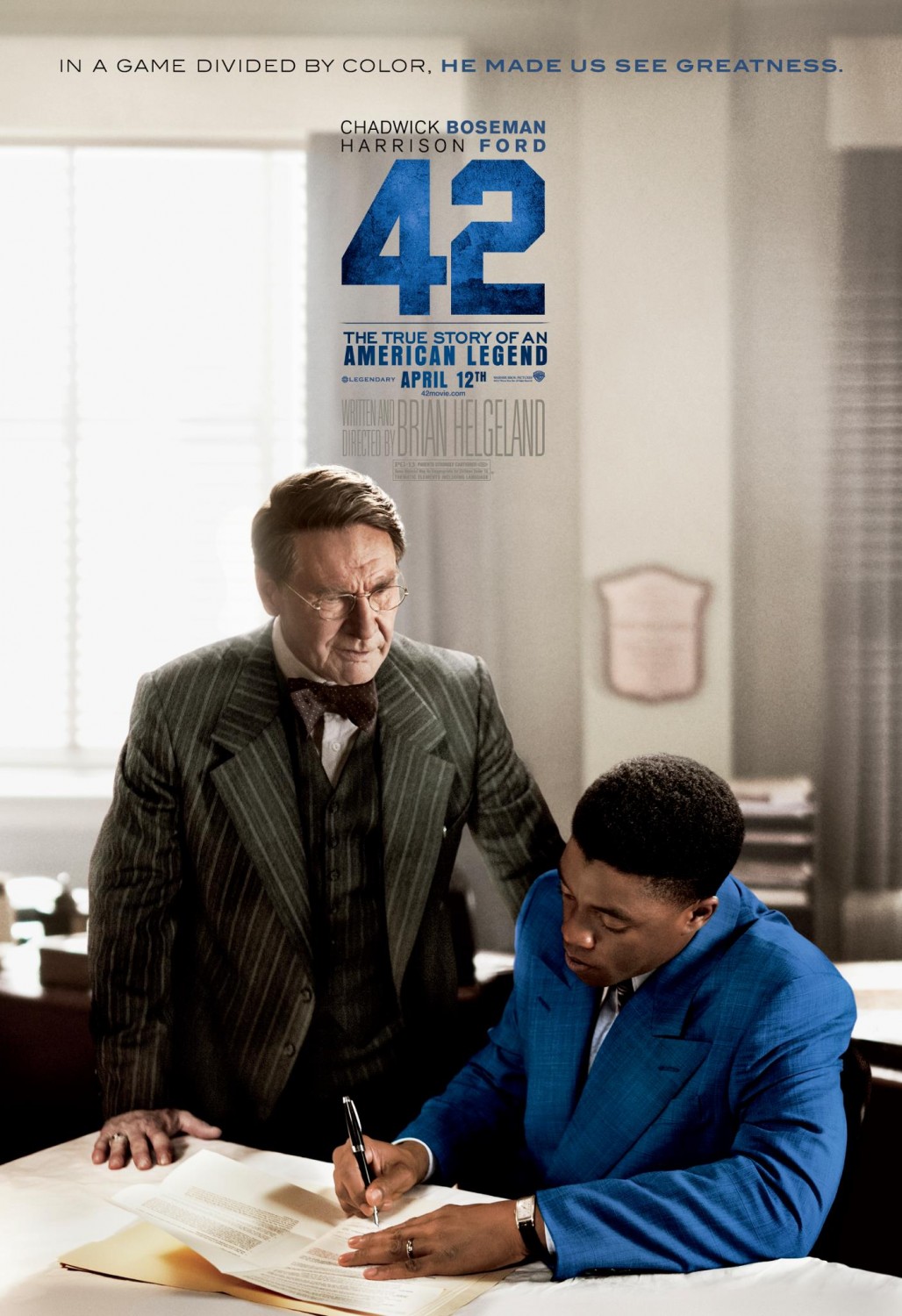 42 (#8 of 10): Extra Large Movie Poster Image - IMP Awards