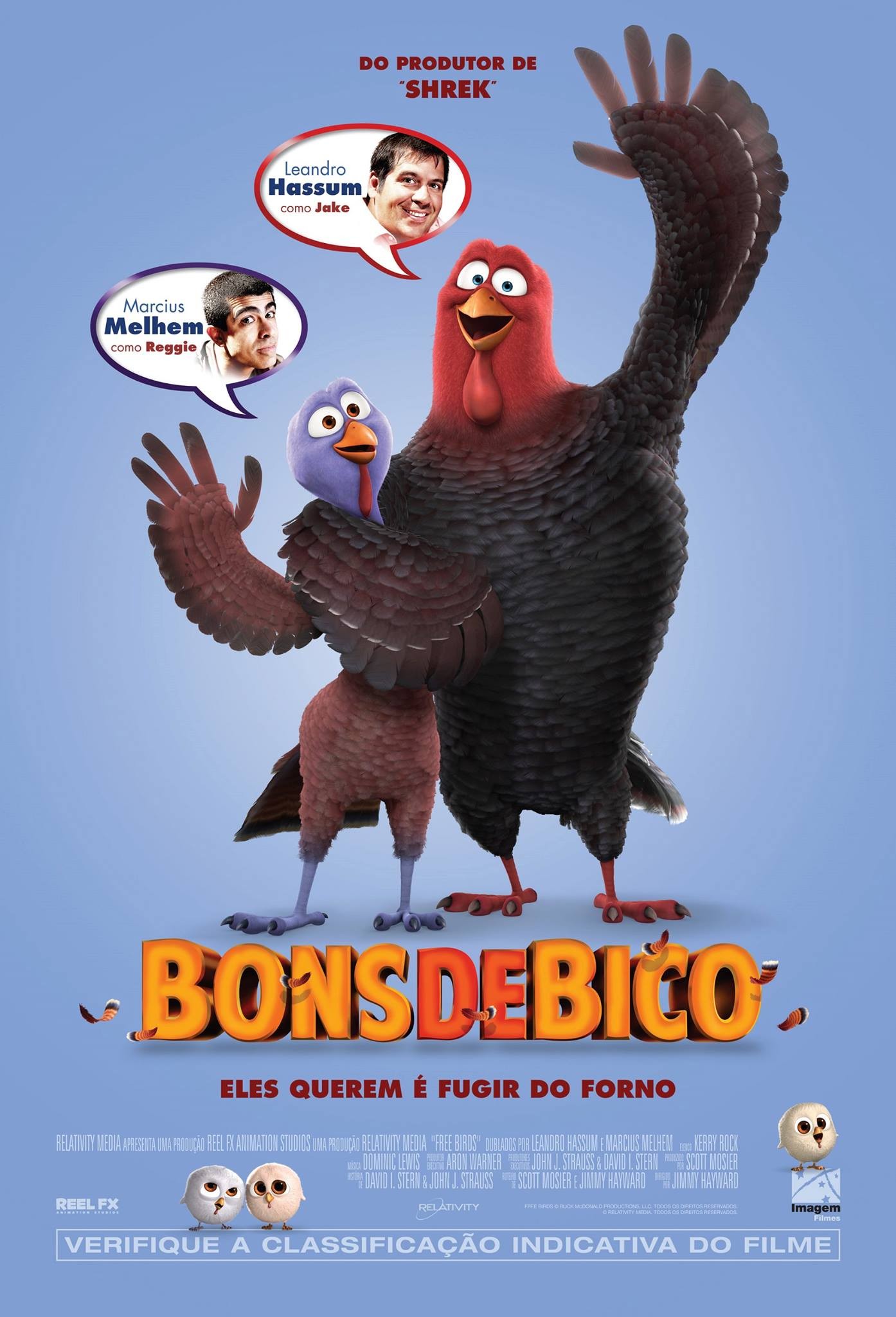 Mega Sized Movie Poster Image for Free Birds (#3 of 11)