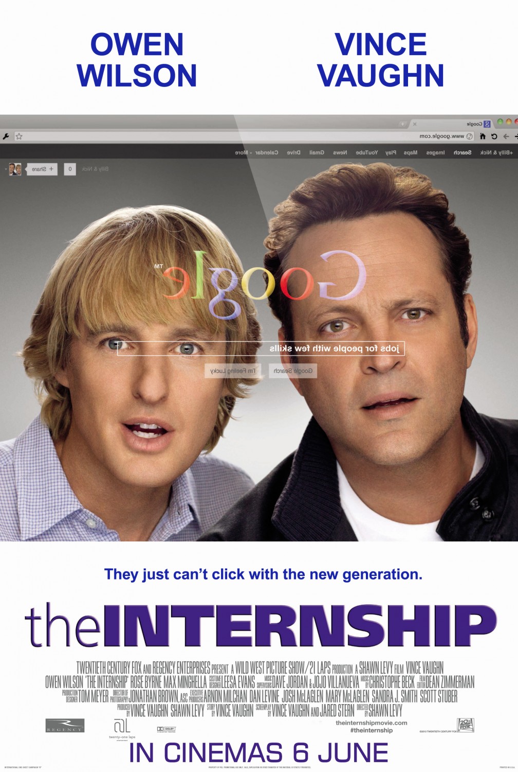 Extra Large Movie Poster Image for The Internship (#2 of 8)