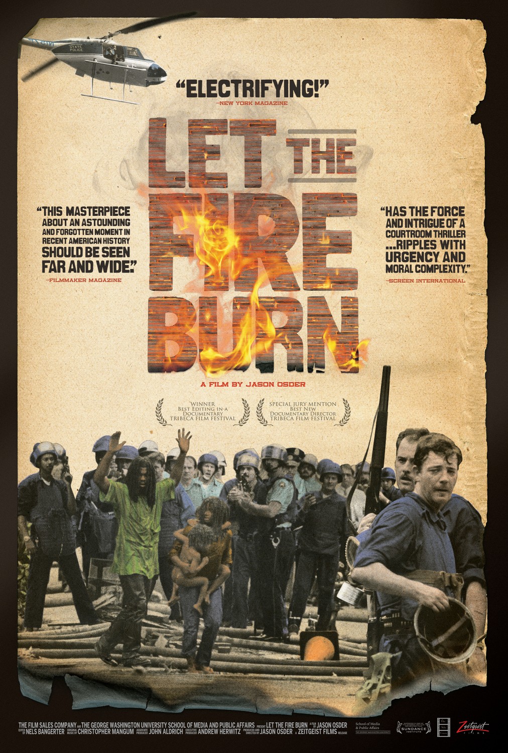Extra Large Movie Poster Image for Let the Fire Burn 