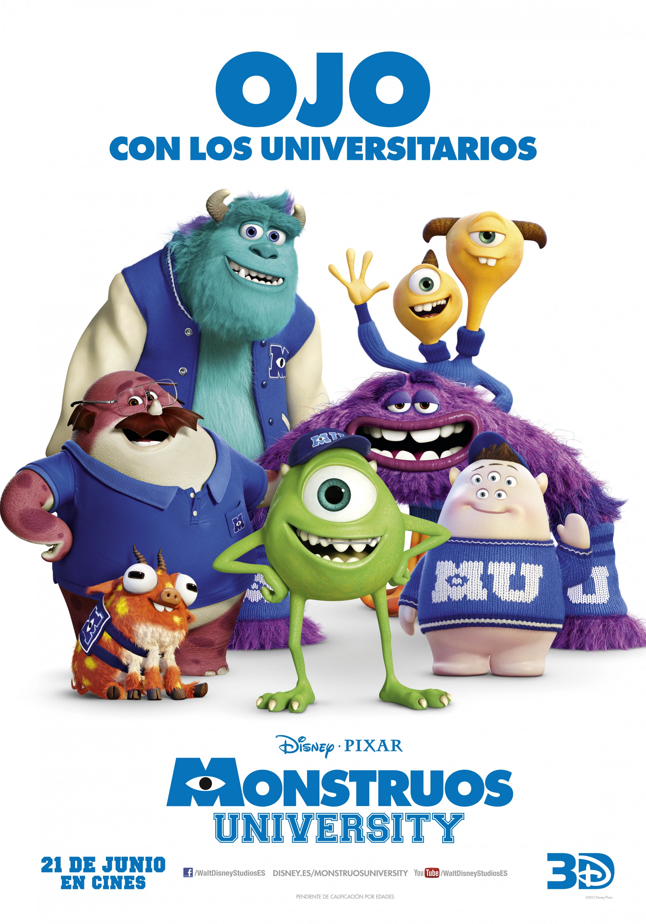Mega Sized Movie Poster Image for Monsters University (#15 of 21)