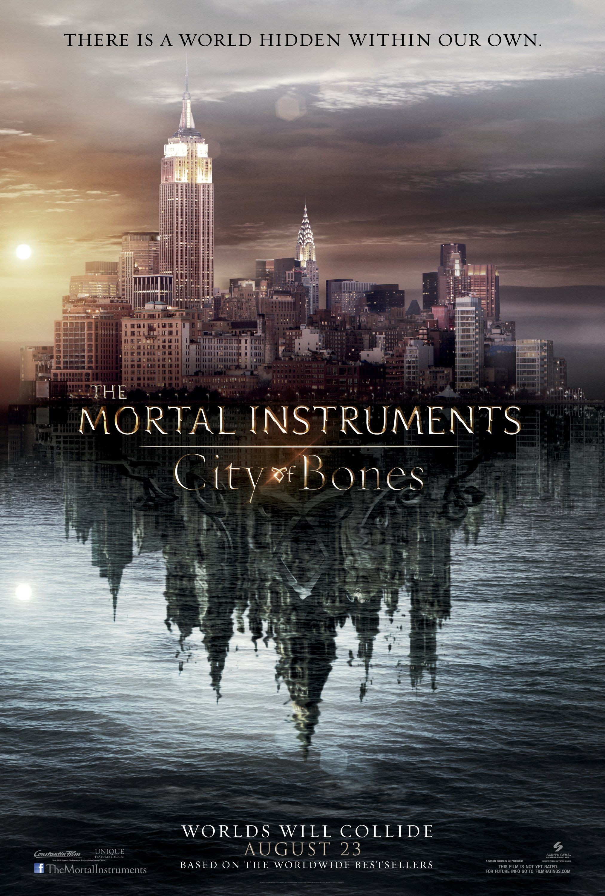 Mega Sized Movie Poster Image for The Mortal Instruments: City of Bones (#1 of 15)
