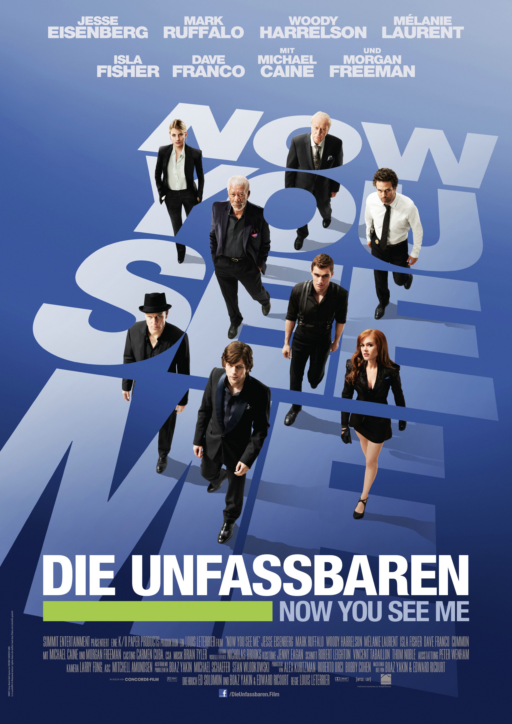 Mega Sized Movie Poster Image for Now You See Me (#2 of 4)
