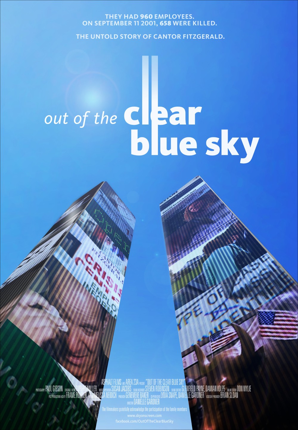 Extra Large Movie Poster Image for Out of the Clear Blue Sky 