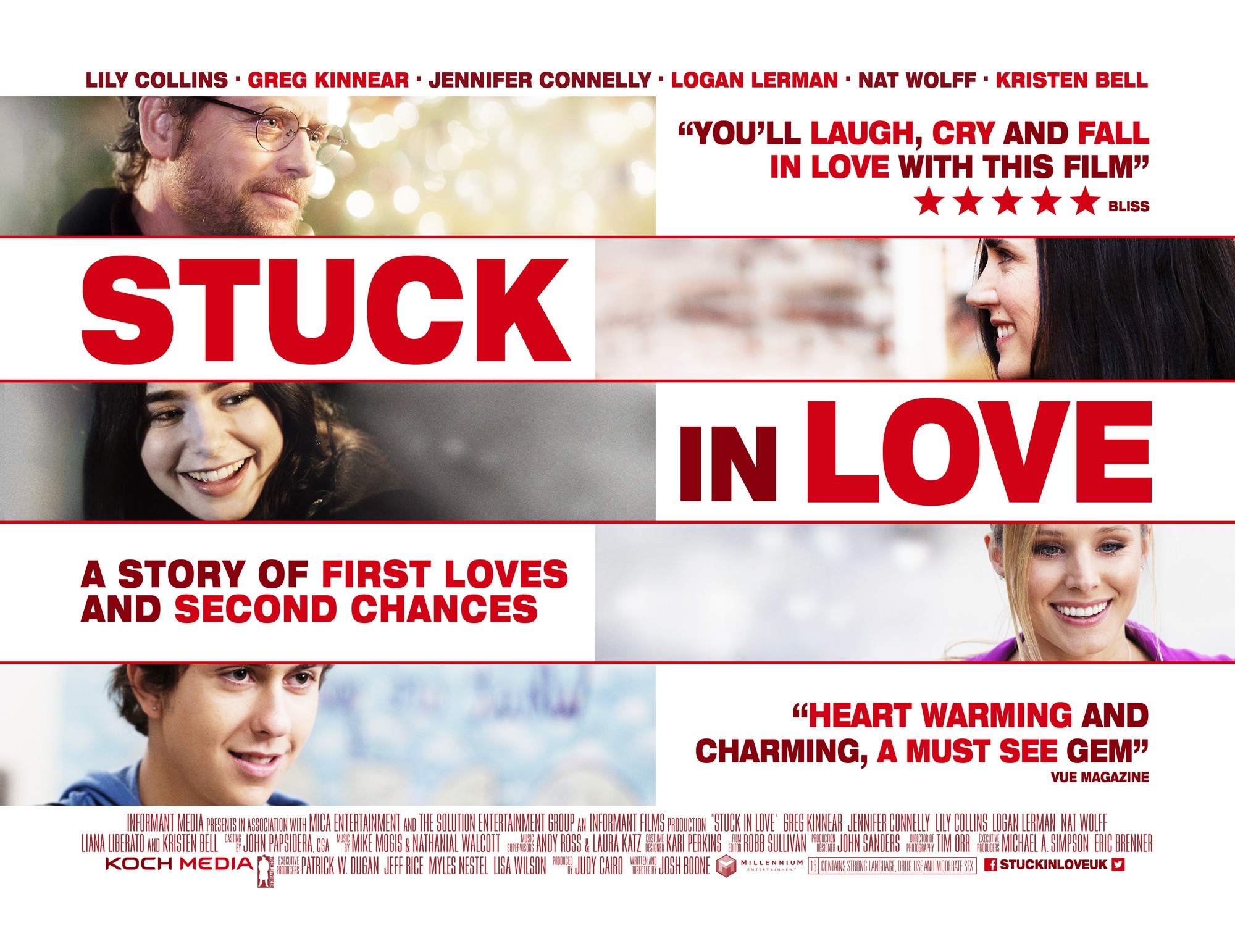Mega Sized Movie Poster Image for Stuck in Love (#4 of 4)