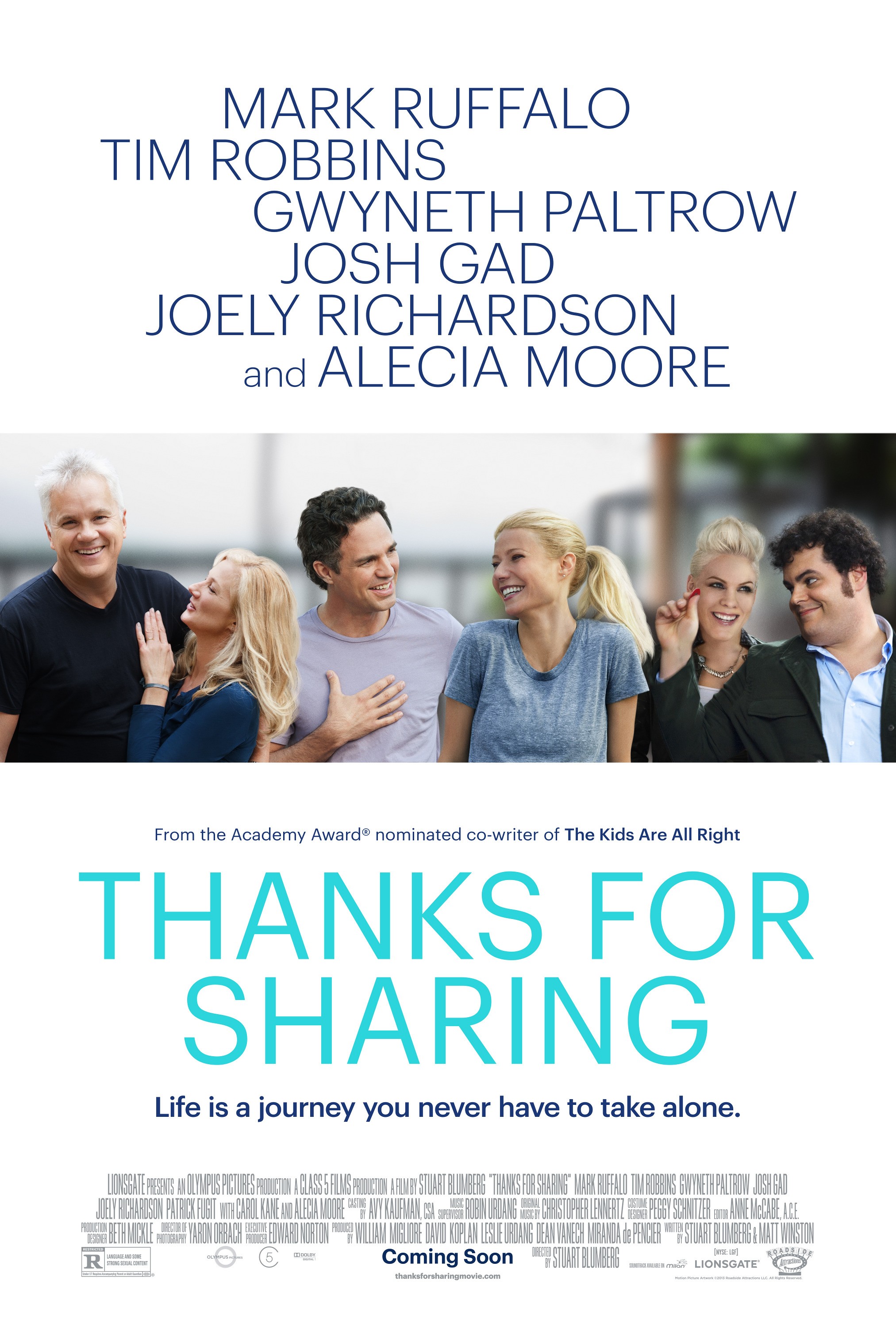 Mega Sized Movie Poster Image for Thanks for Sharing (#1 of 7)