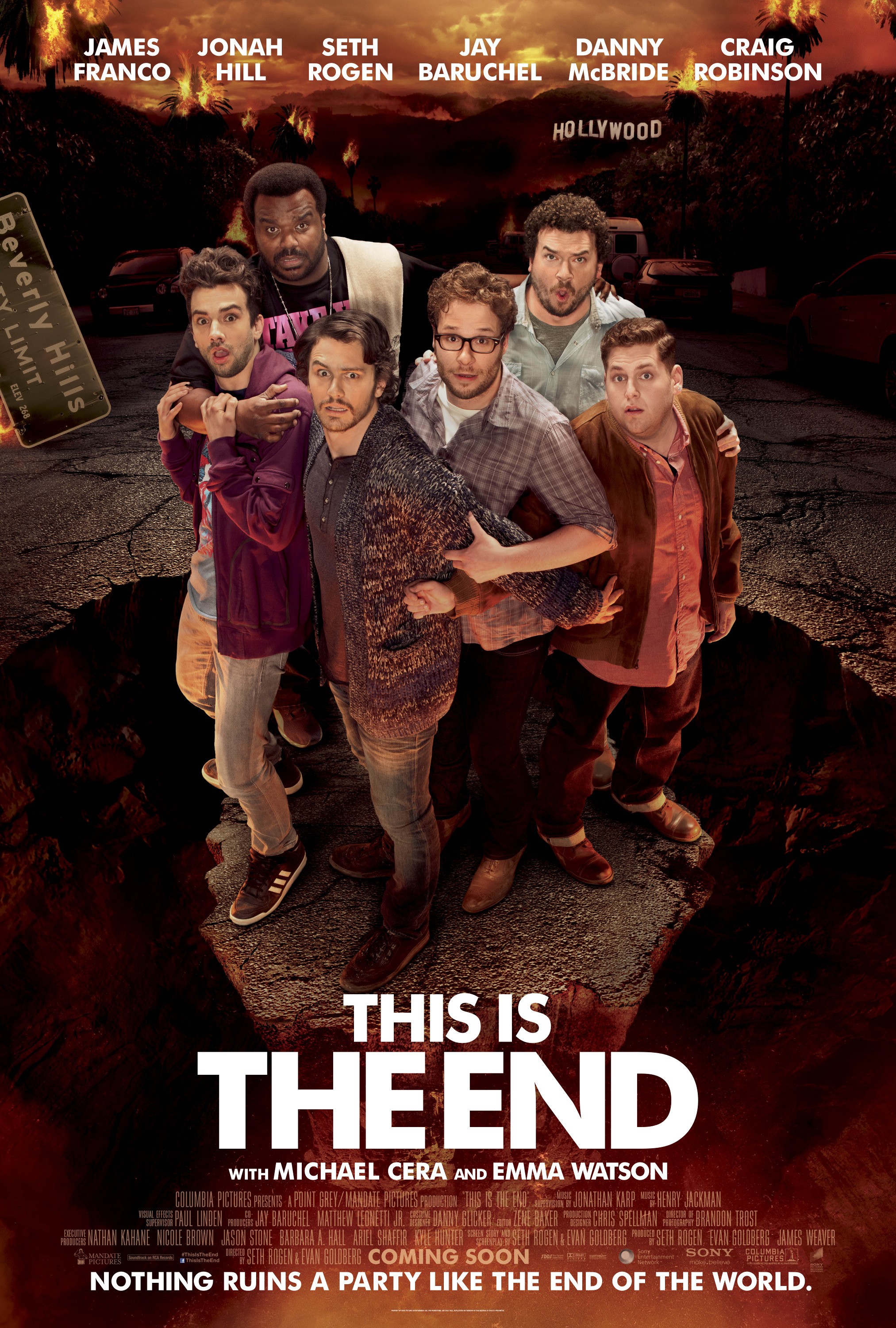 Mega Sized Movie Poster Image for This Is the End (#2 of 8)