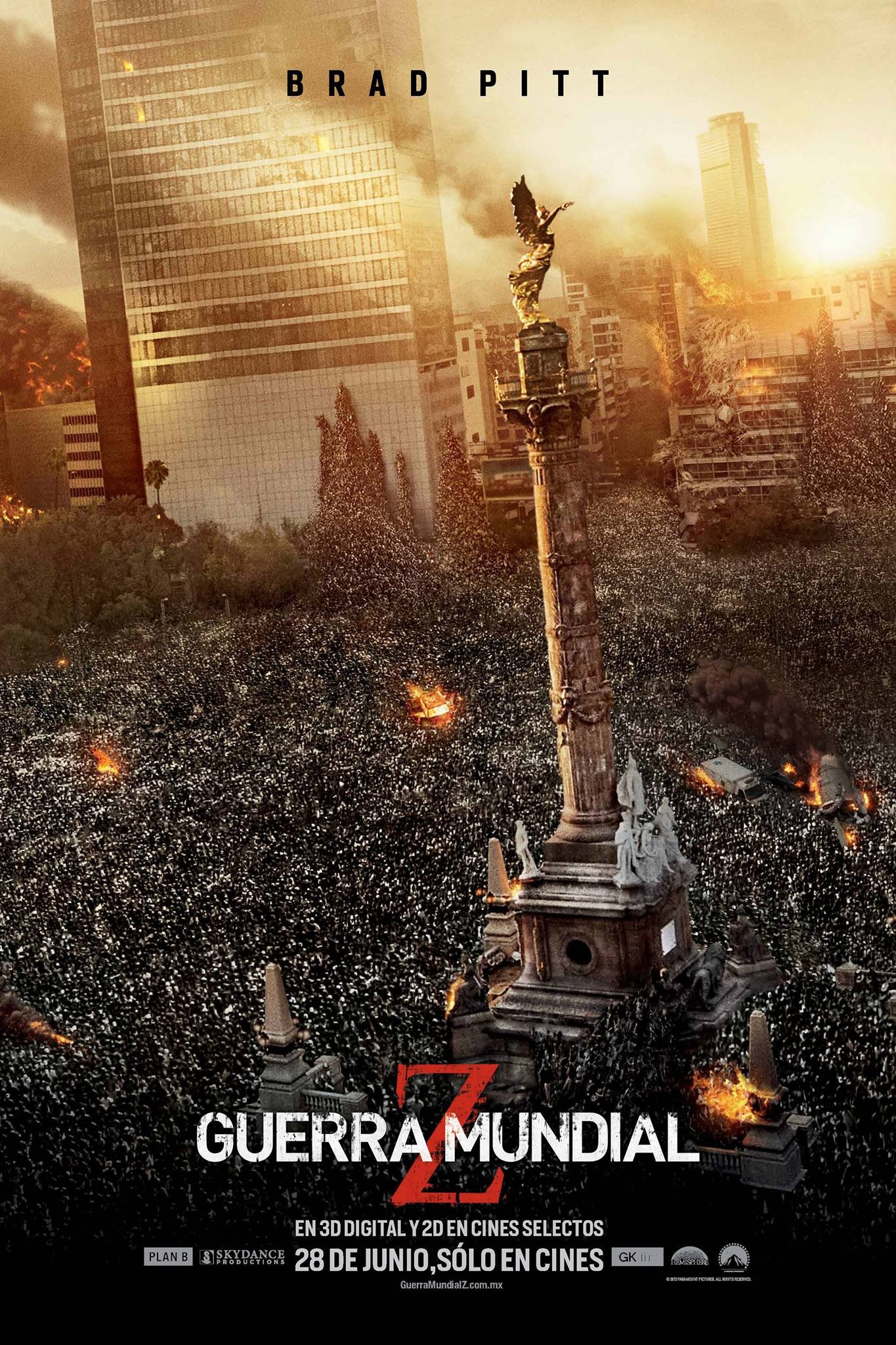 Mega Sized Movie Poster Image for World War Z (#15 of 17)