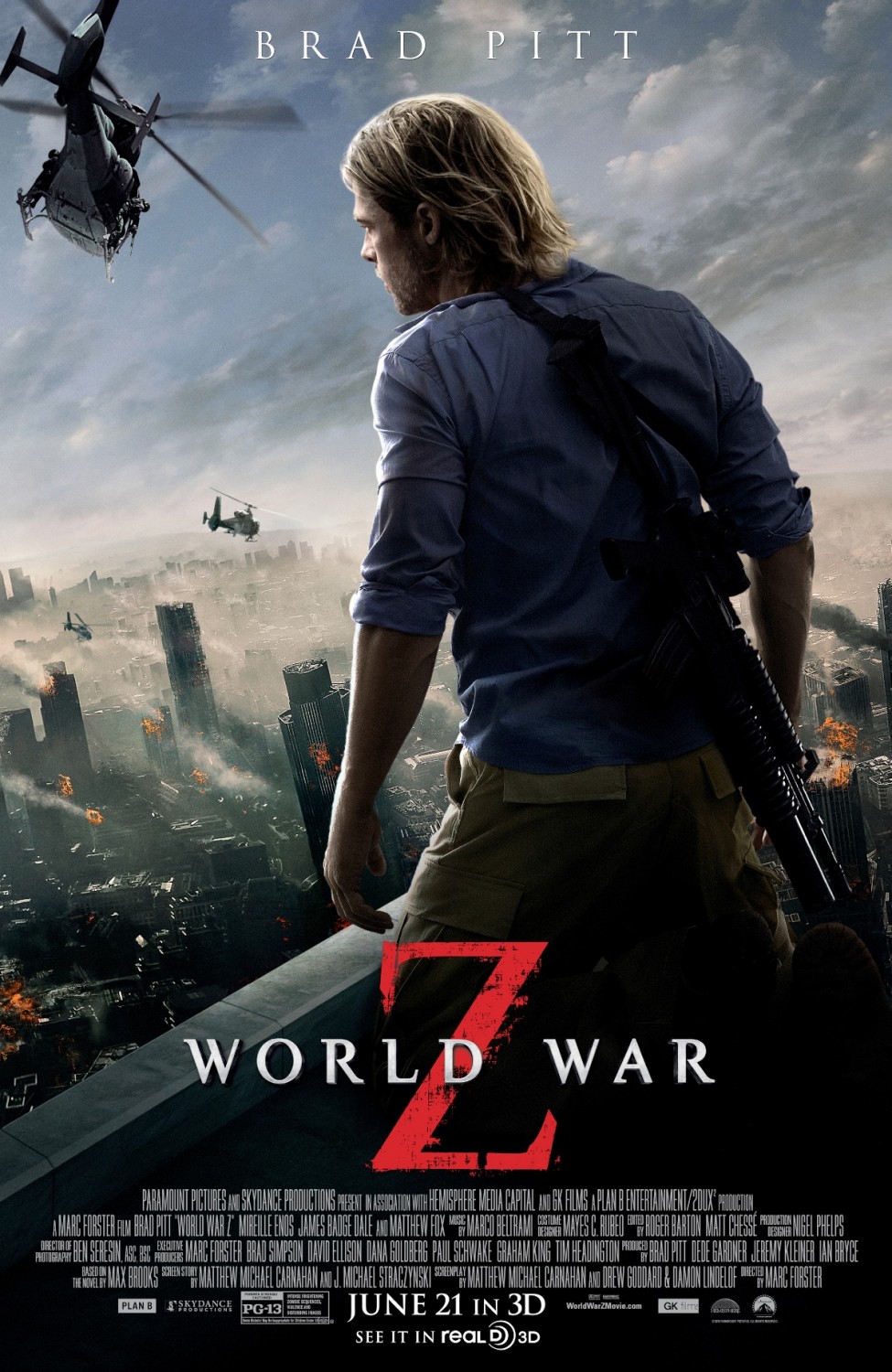 Extra Large Movie Poster Image for World War Z (#3 of 17)
