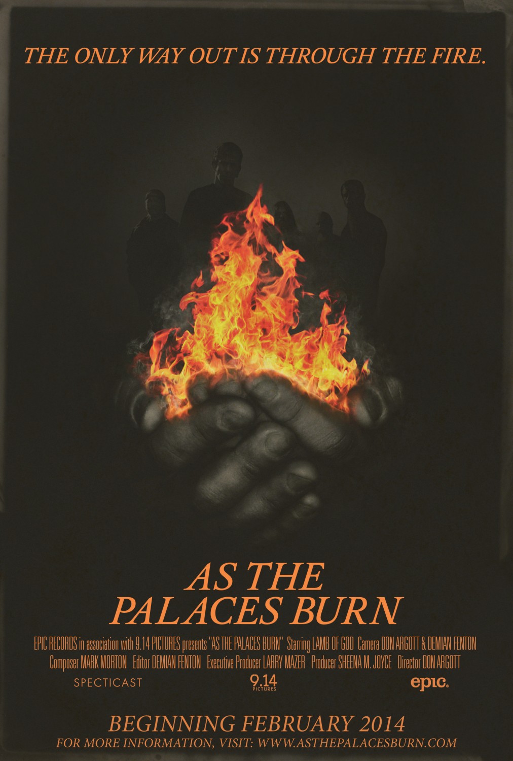 Extra Large Movie Poster Image for As the Palaces Burn 