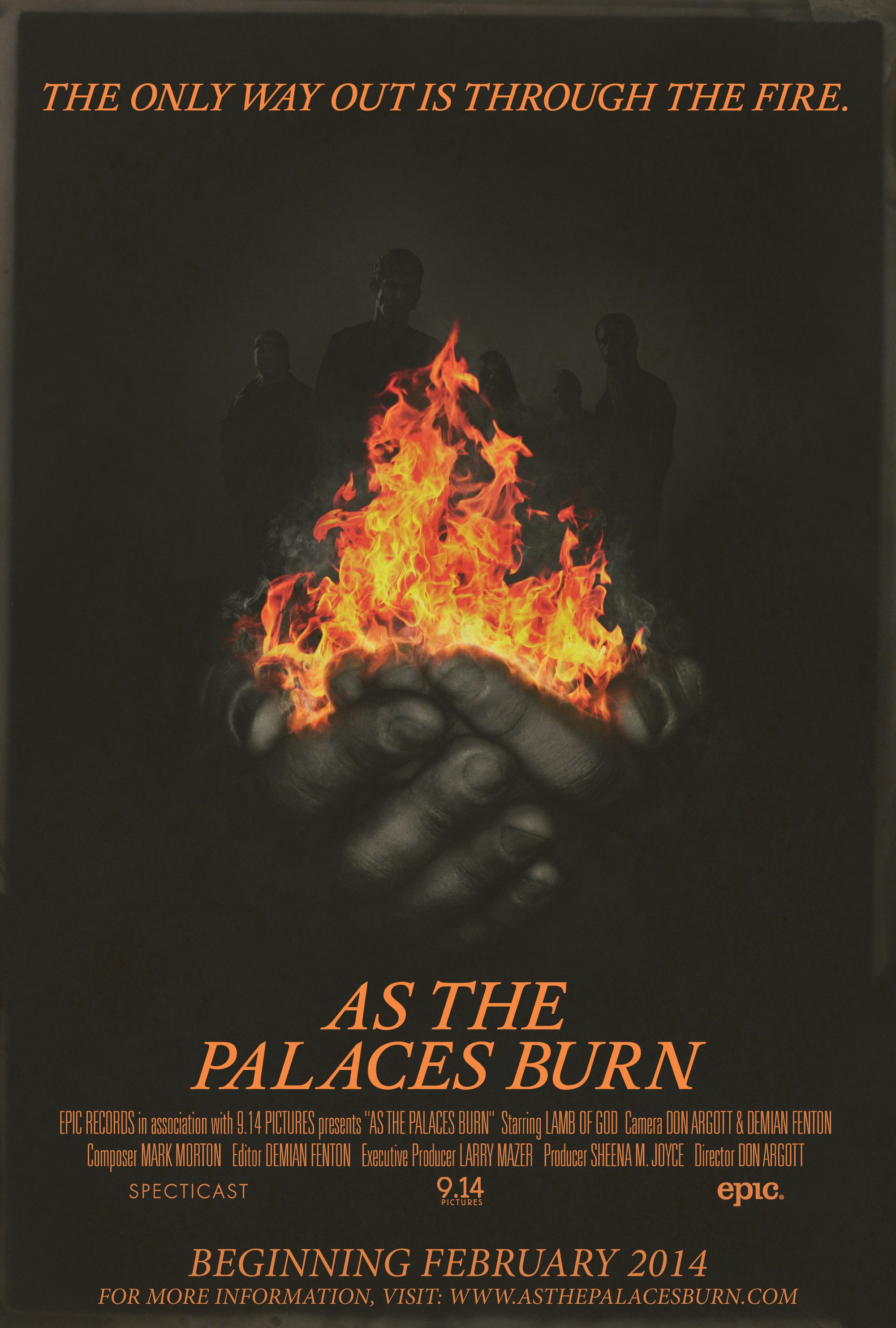 Mega Sized Movie Poster Image for As the Palaces Burn 