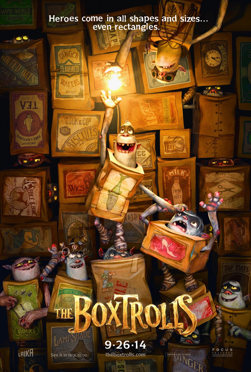 Extra Large Movie Poster Image for The Boxtrolls (#1 of 16)