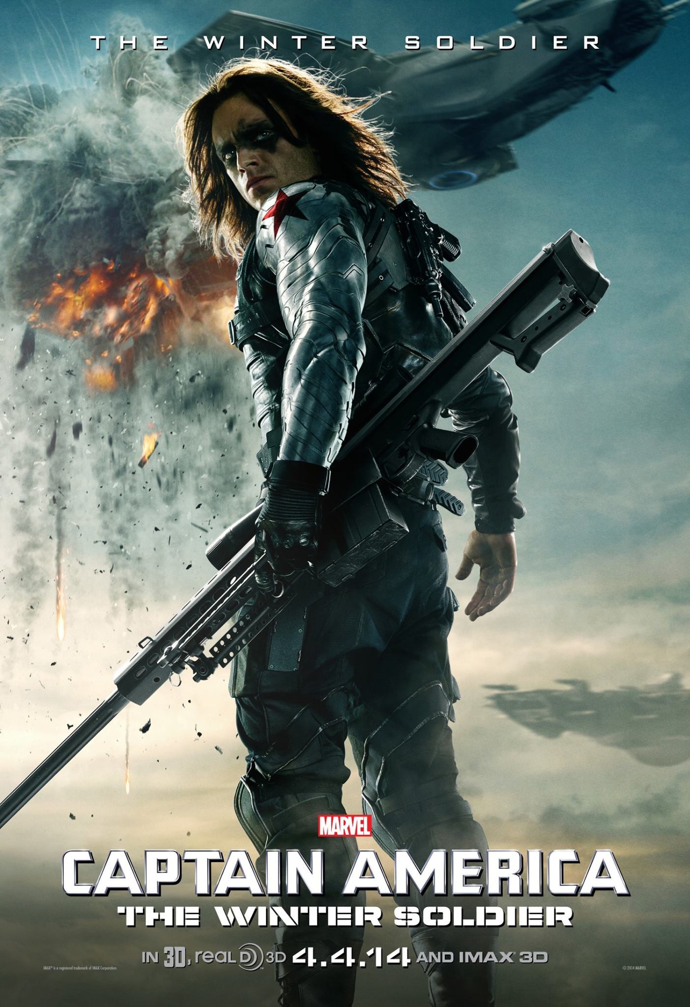 Mega Sized Movie Poster Image for Captain America: The Winter Soldier (#13 of 21)