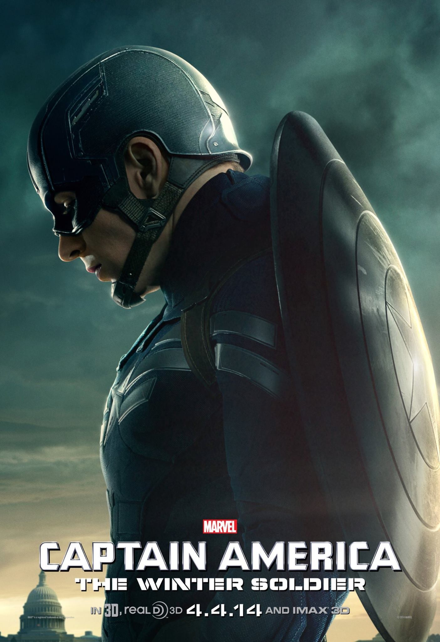 Mega Sized Movie Poster Image for Captain America: The Winter Soldier (#3 of 21)