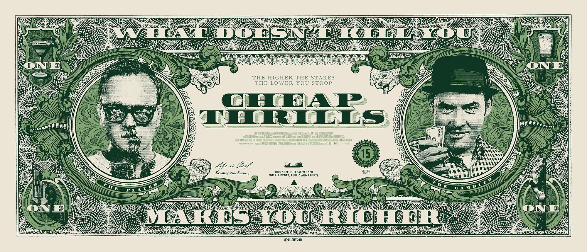 Mega Sized Movie Poster Image for Cheap Thrills (#8 of 9)