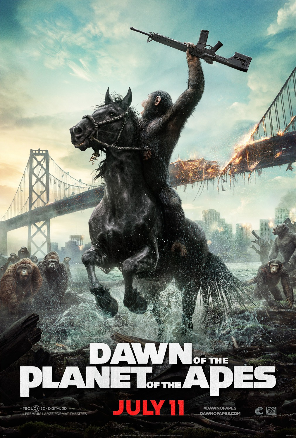 Extra Large Movie Poster Image for Dawn of the Planet of the Apes (#6 of 9)