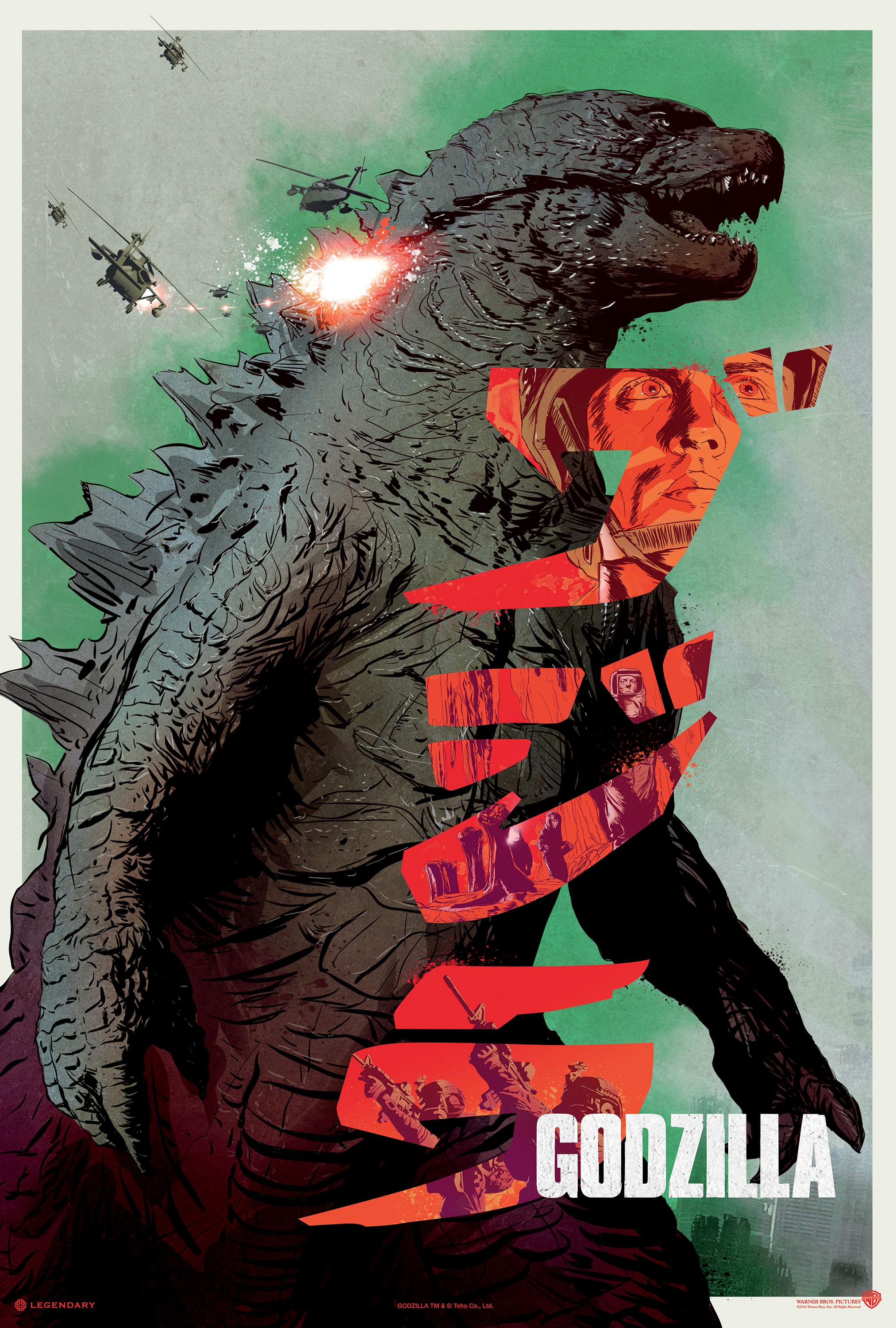 Mega Sized Movie Poster Image for Godzilla (#15 of 22)
