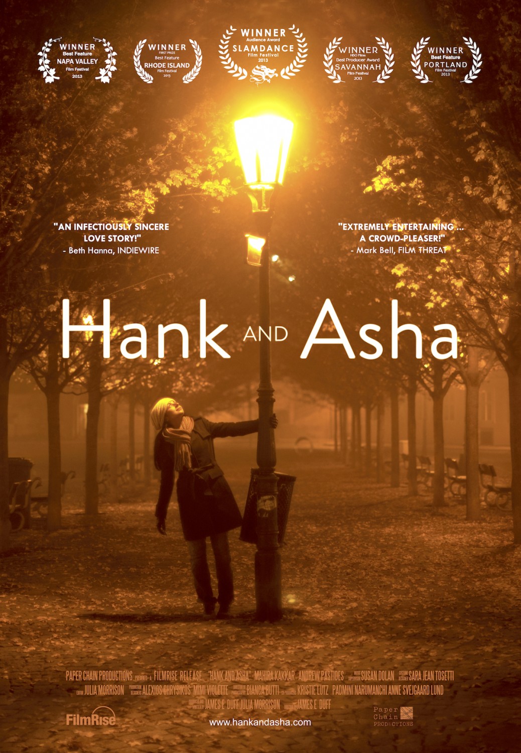Extra Large Movie Poster Image for Hank and Asha 