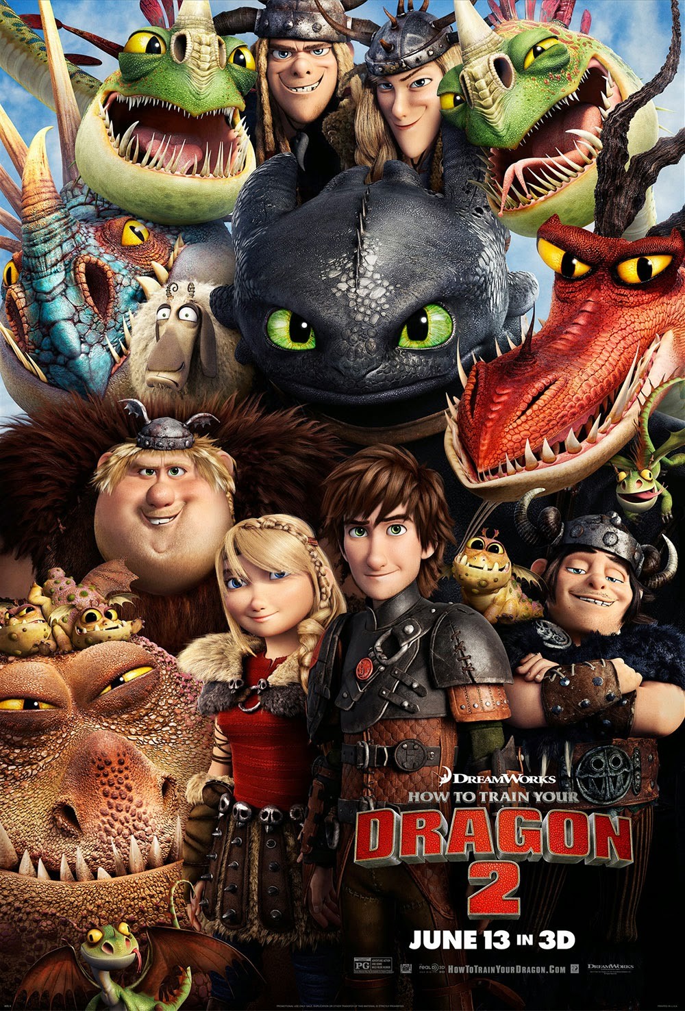 Extra Large Movie Poster Image for How to Train Your Dragon 2 (#11 of 15)