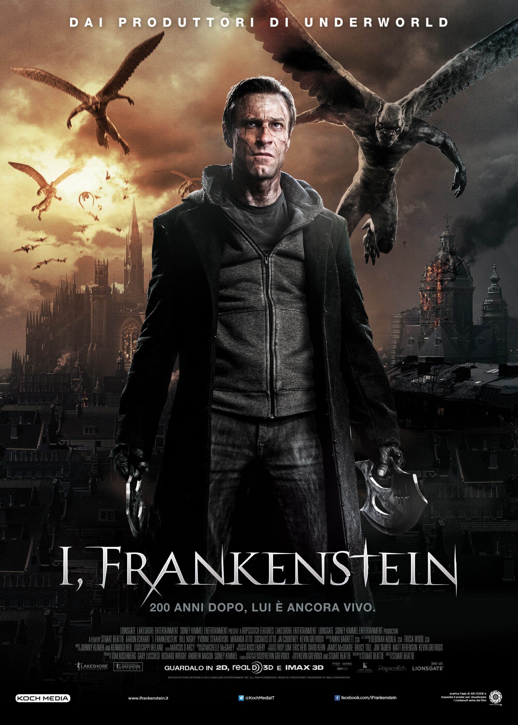 Mega Sized Movie Poster Image for I, Frankenstein (#7 of 11)